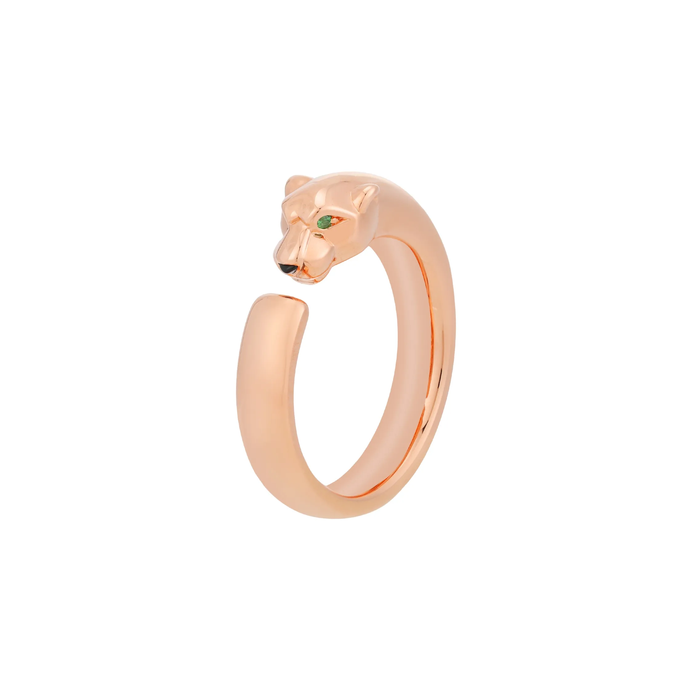 CARTIER 18K Rose Gold Rings Unisex Rose Gold