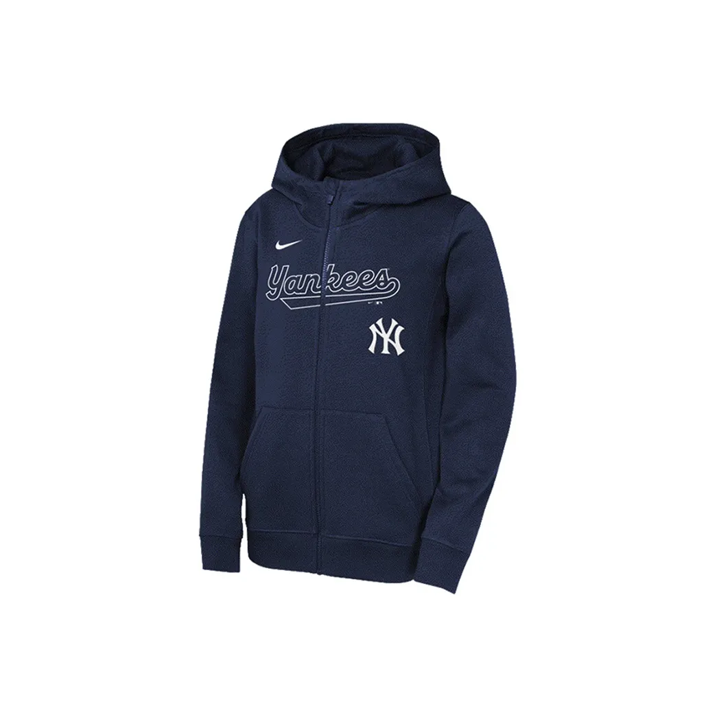 Nike x Mlb Base Logo Куртка Темно-синий Синий Подростки