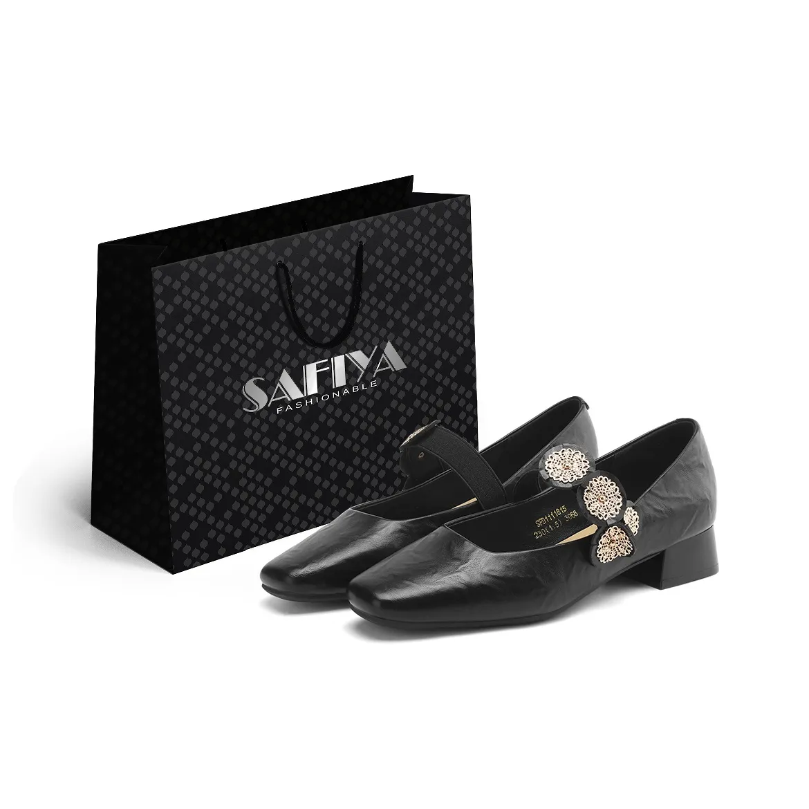 safiya Грубый каблук Туфли Мэри Джейн Женские