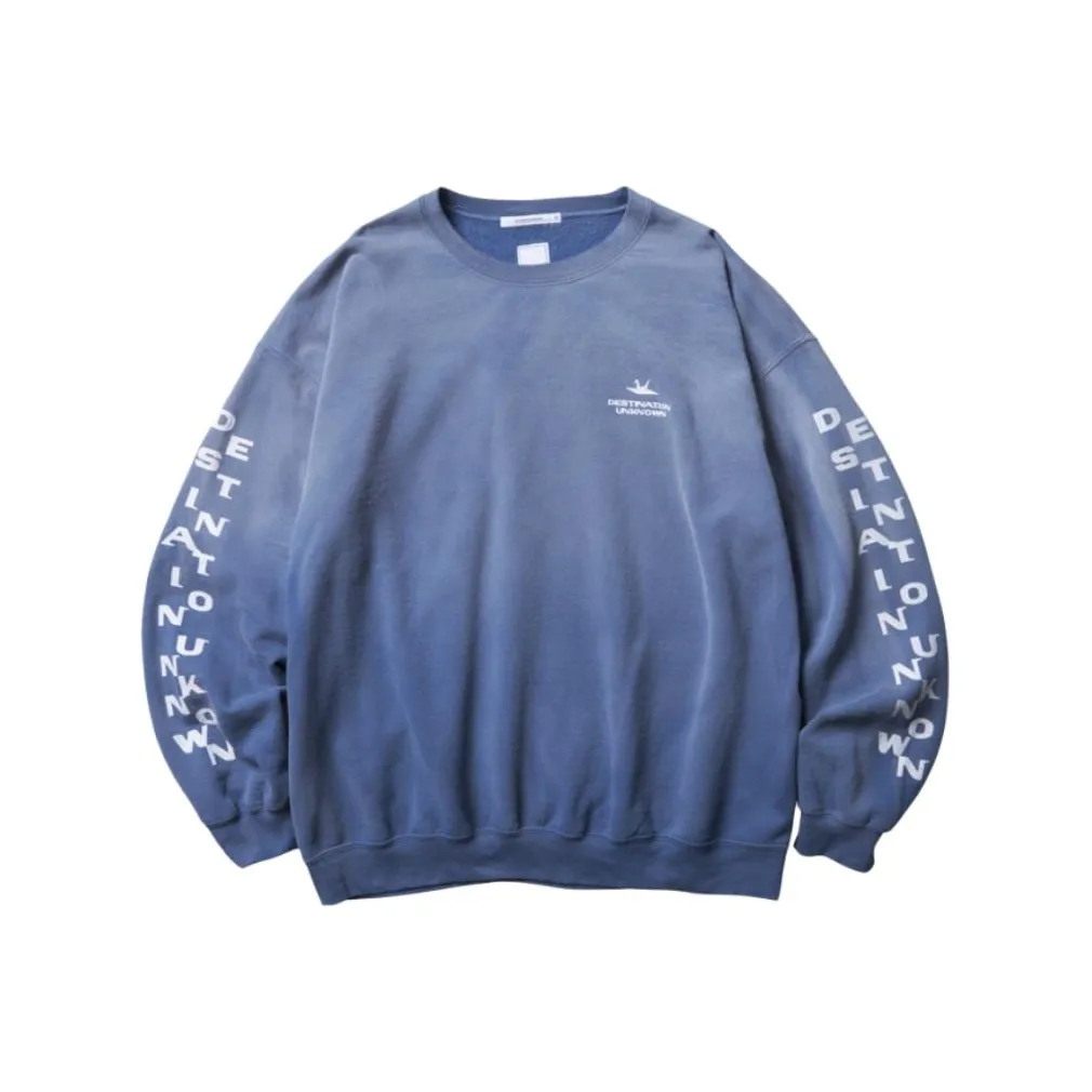 Liberaiders Винтаж WASH Crewneck Толстовка Унисекс