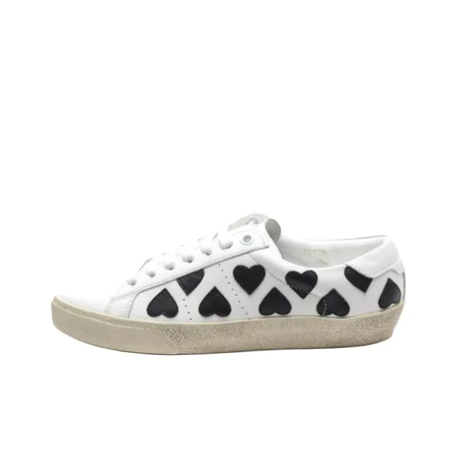 SAINT LAURENT Low Top Skateboard Shoes Women's White