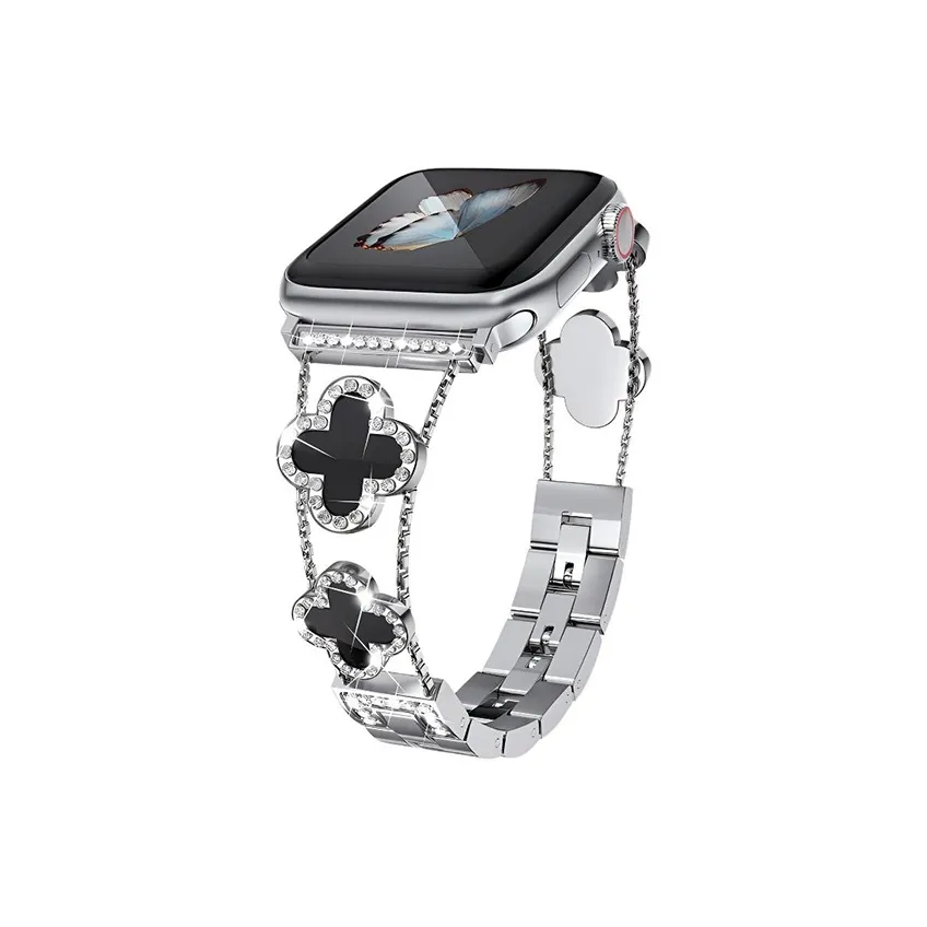 KVZUVUU Strap Apple Compatibility Metal IwatchS10/s9/8/7/6/Ultra 175mm