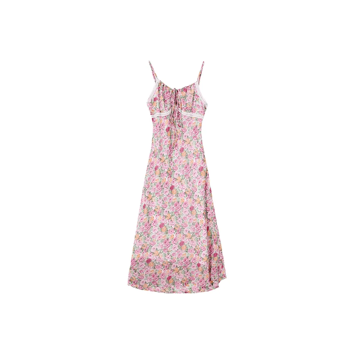 WESTLINK Slip Dresses Women's Green/Pink