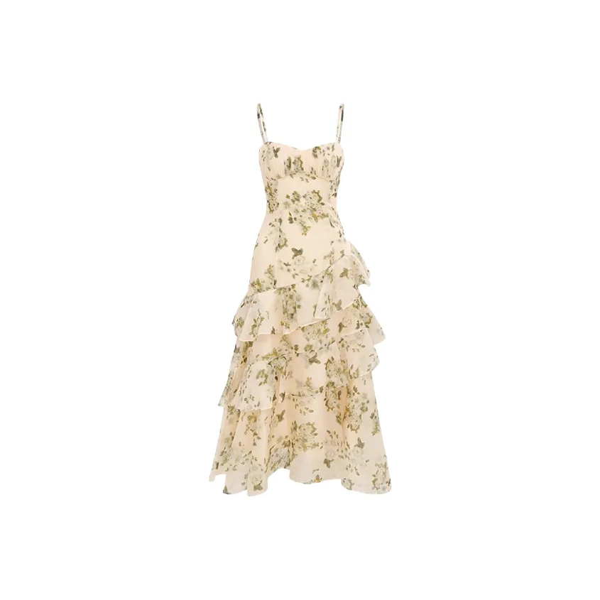 POPO.INFO Женские Слиплатья Цветочные