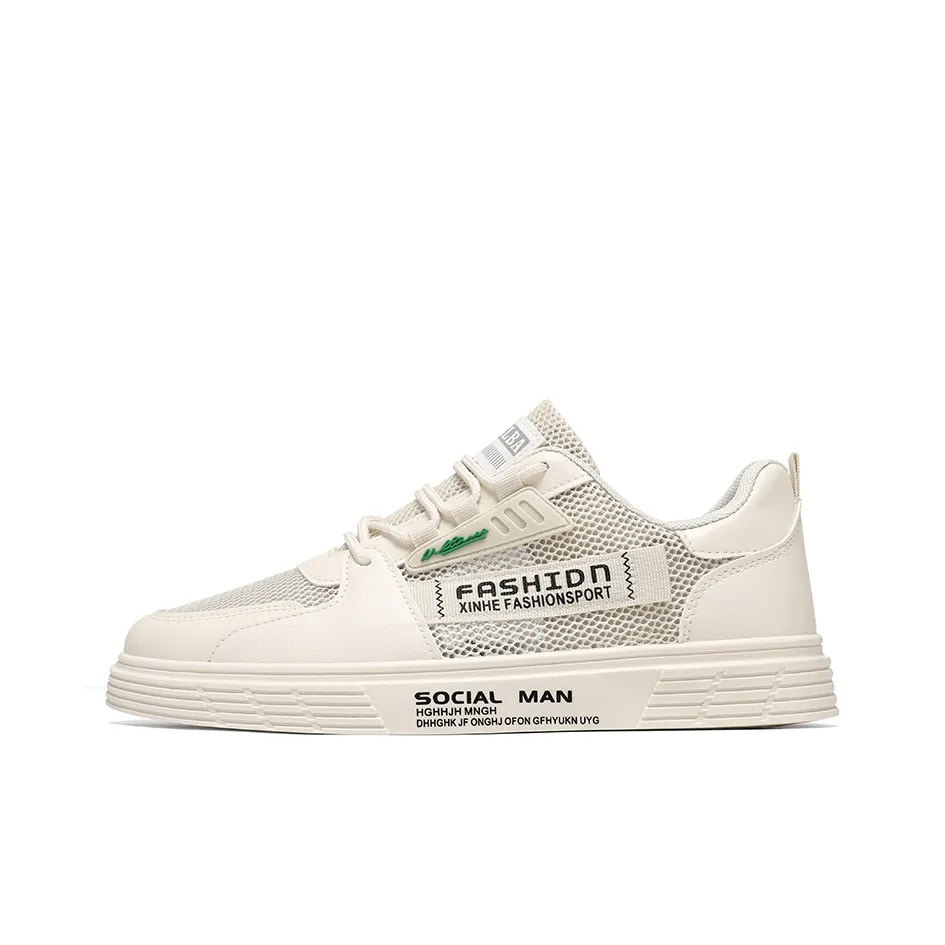 Sportful Slip Resistant Abrasion Resistant Breathable Low-Top Skateboard Shoes Men's