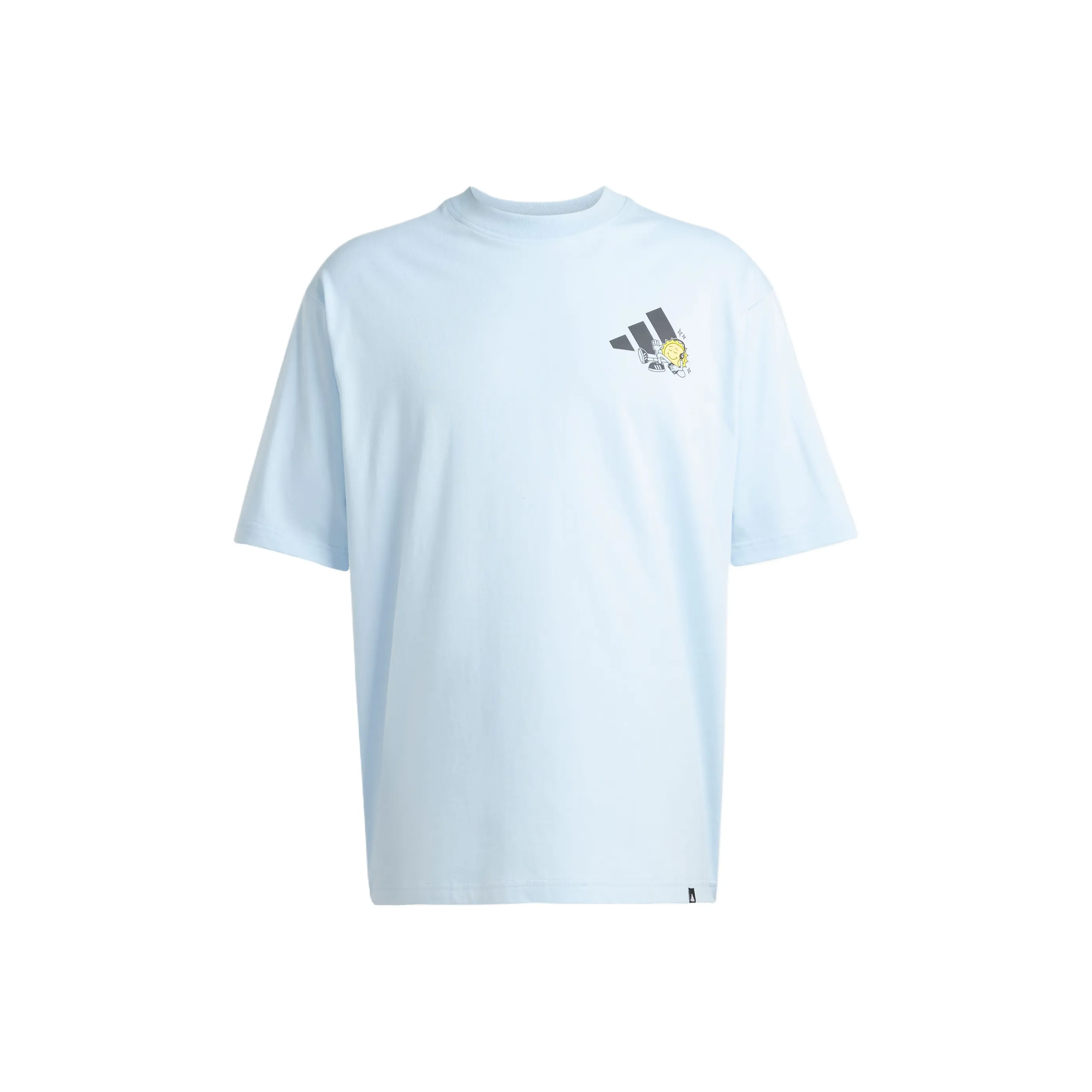 Adidas POSITIVITY SUN GRAPHIC T SHIRT T Shirt Unisex Light Blue