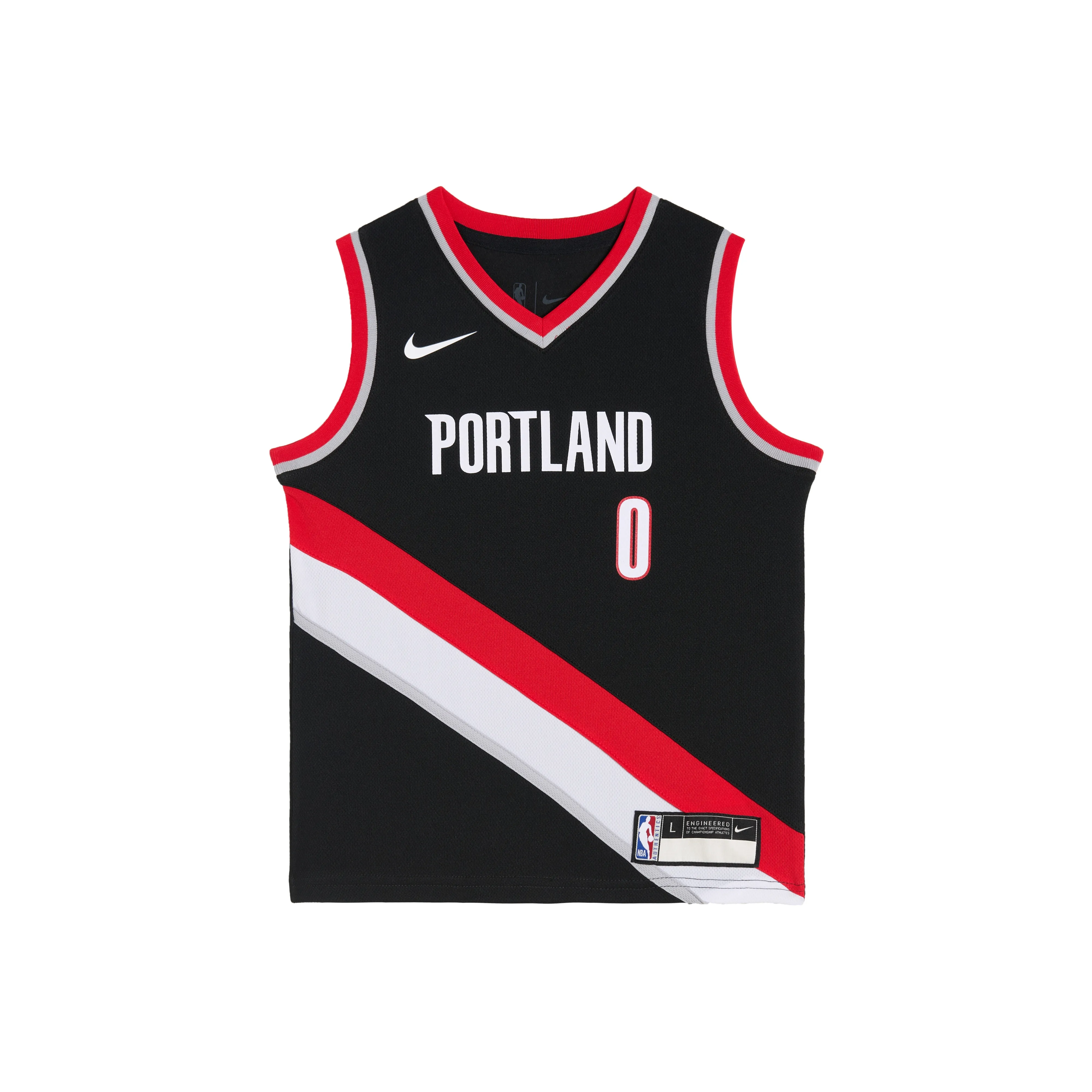 Nike x NBA Майка Portland Trail Blazers Черный Дети Возраст 3-7 лет