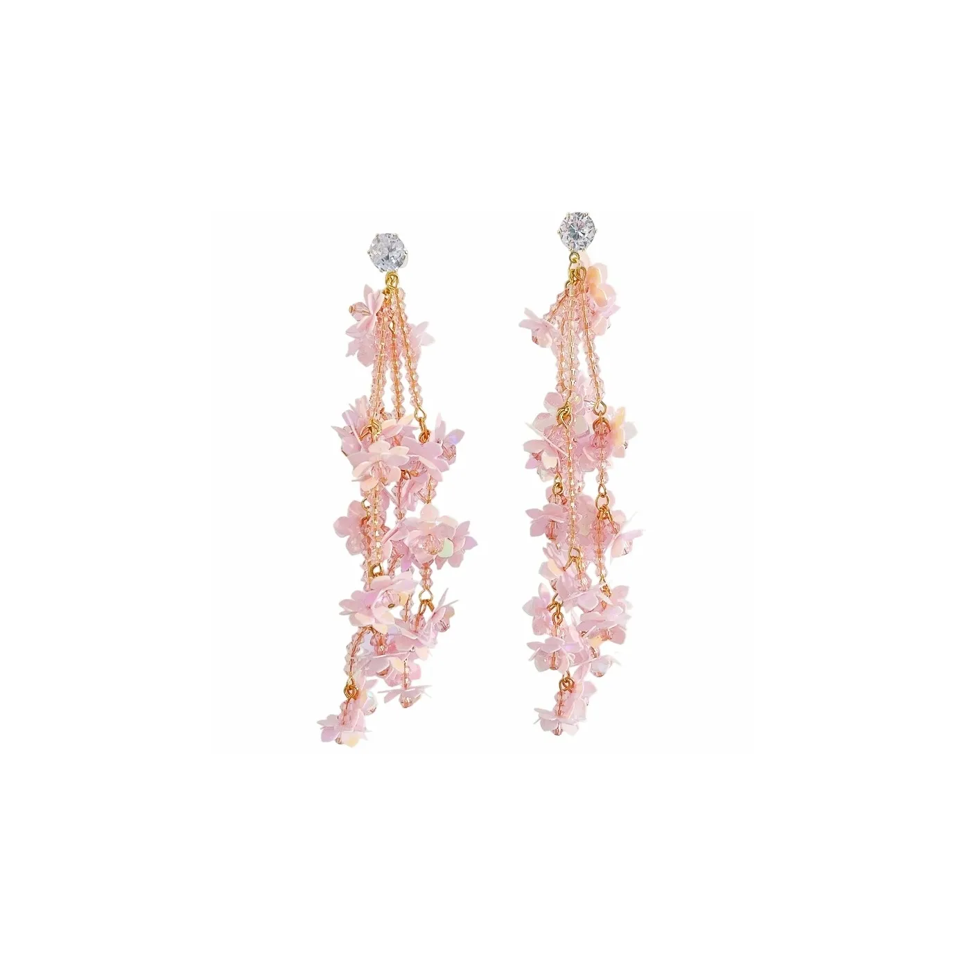 Drejew Zircon Niche Exaggerated Hoop Earrings Women's