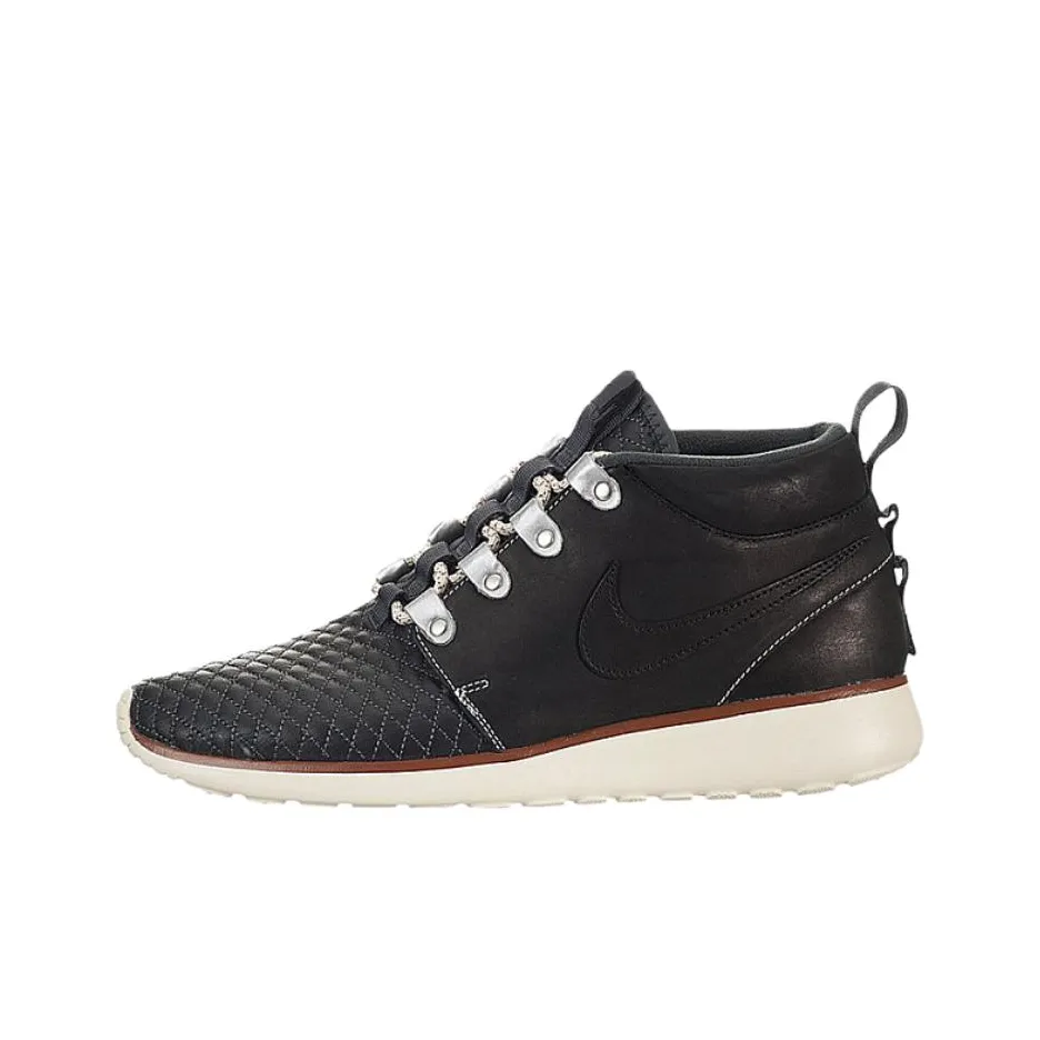 Nike Roshe Run Sneakerboot Qs Black Quilted