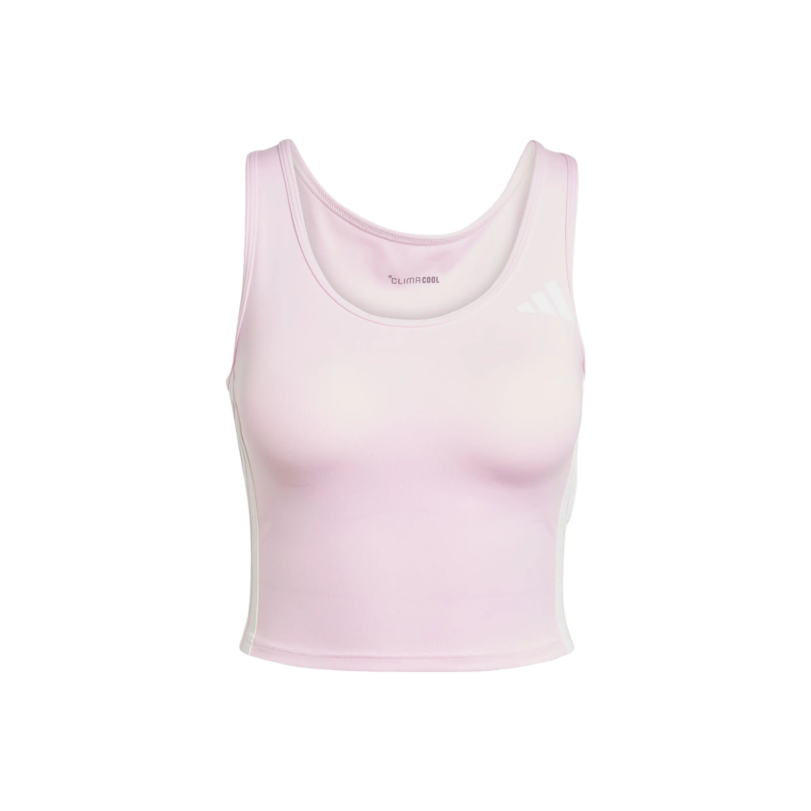 Adidas ClimacoolDaily SS25 BRA TANK LIGHT SUPPORT Sport Vests Women's Clear Pink/White