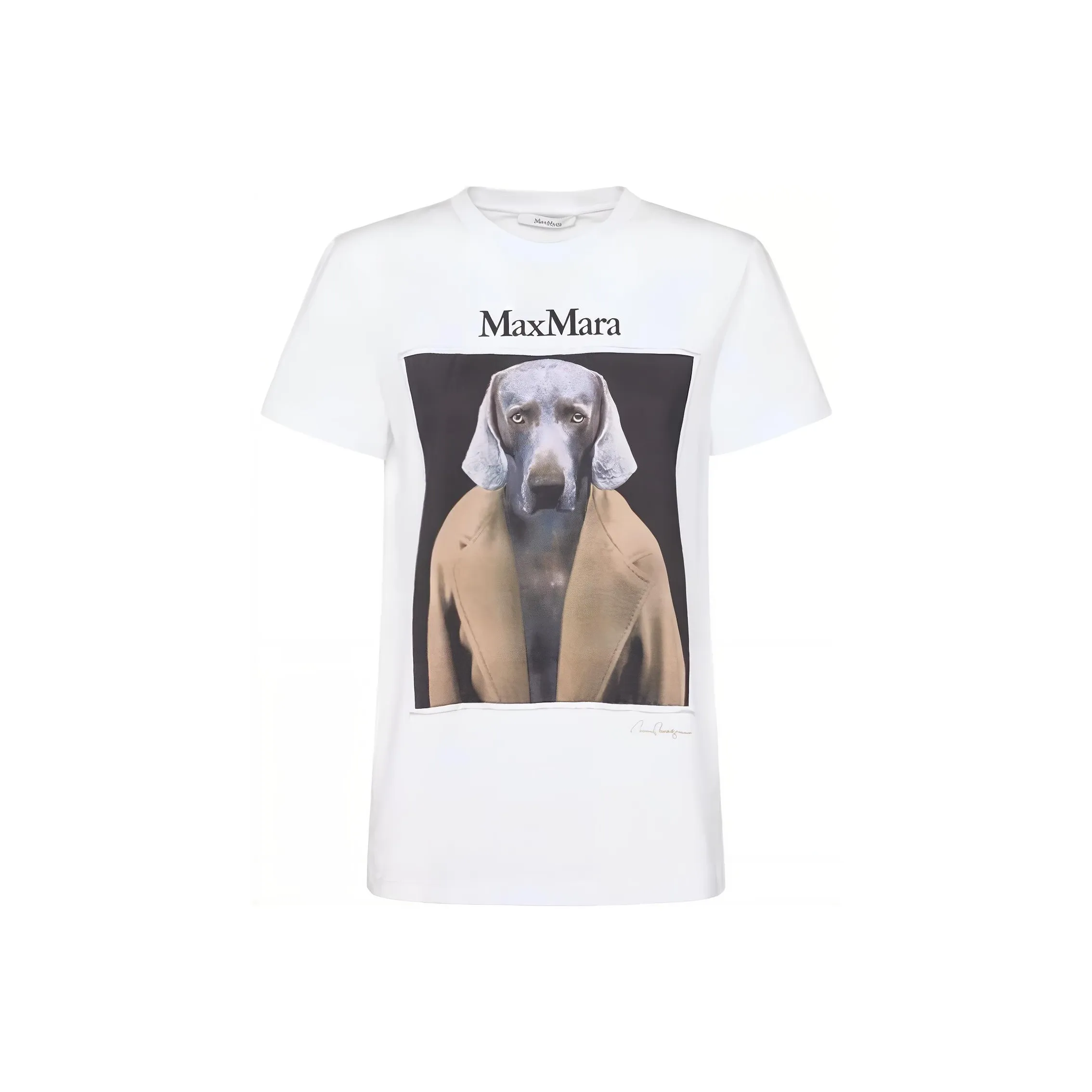 MaxMara Graphic Printed Crewneck T Shirt