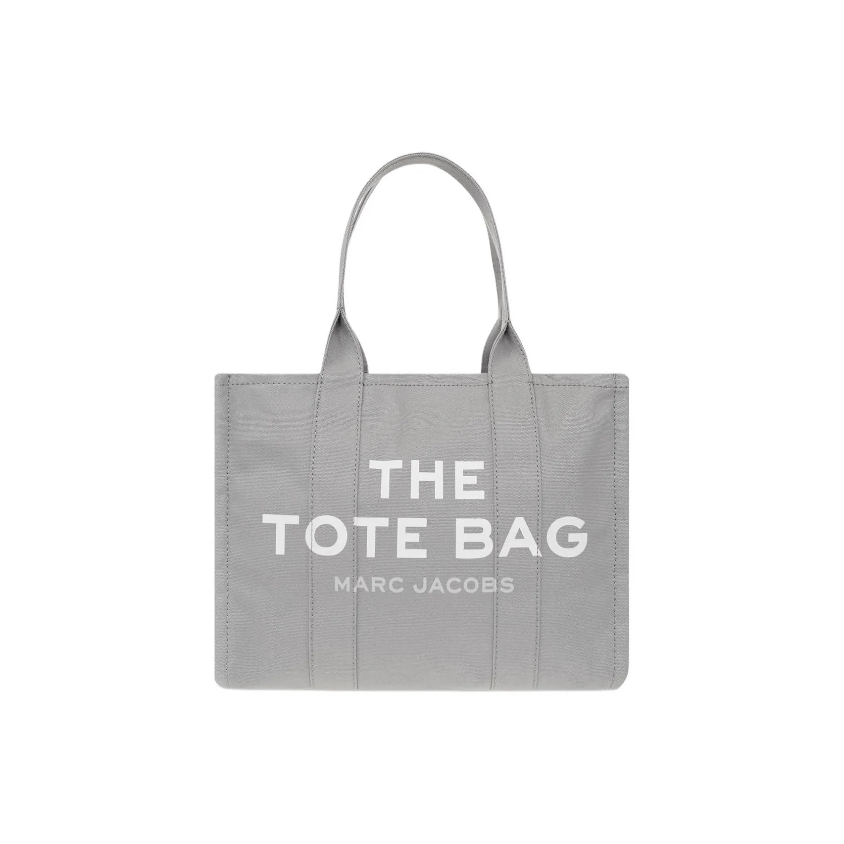 MARC JACOBS Cotton Tote Bag, Shopping Bag, Handbag Women's Gray