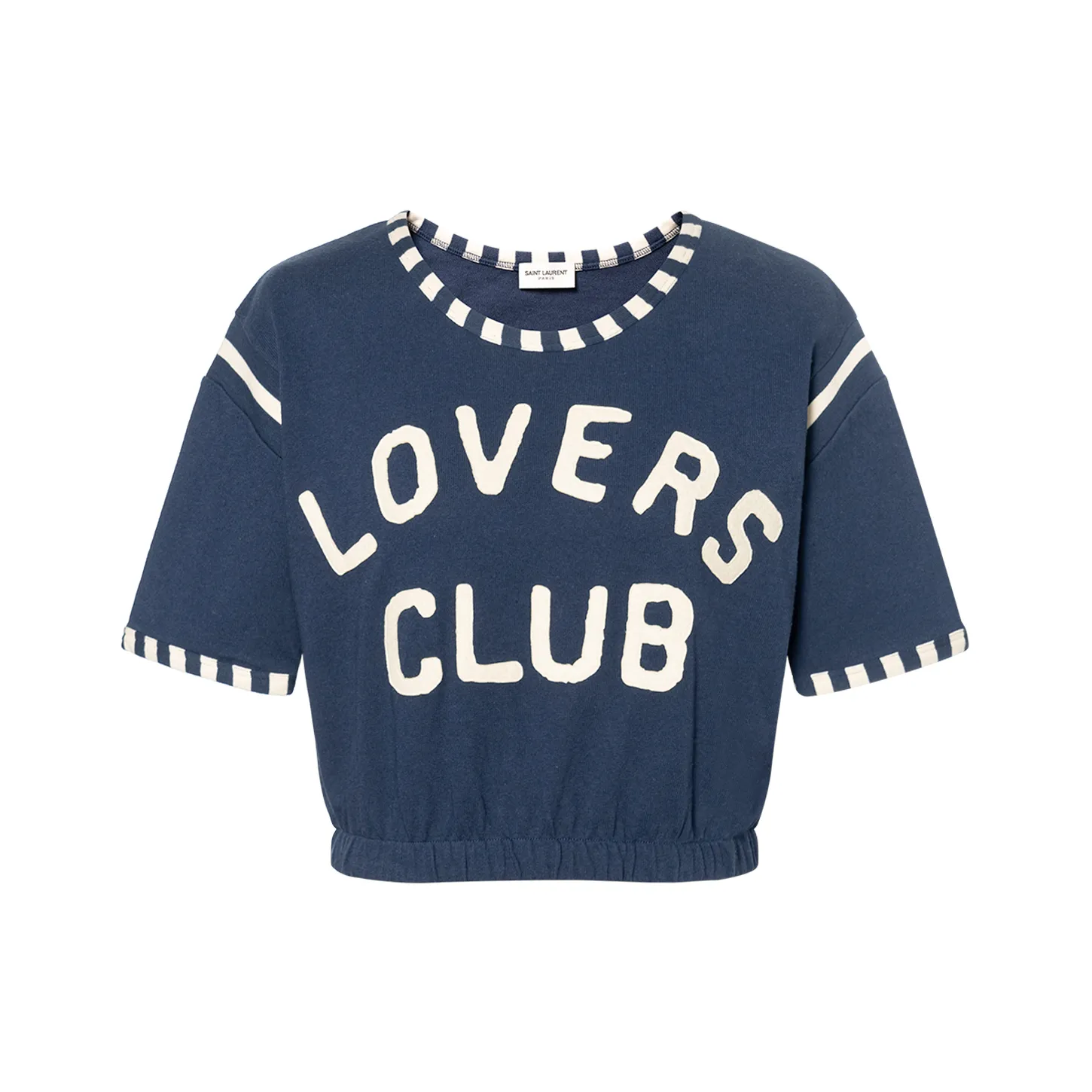 SAINT LAURENT SS22 T Shirt Women's Blue