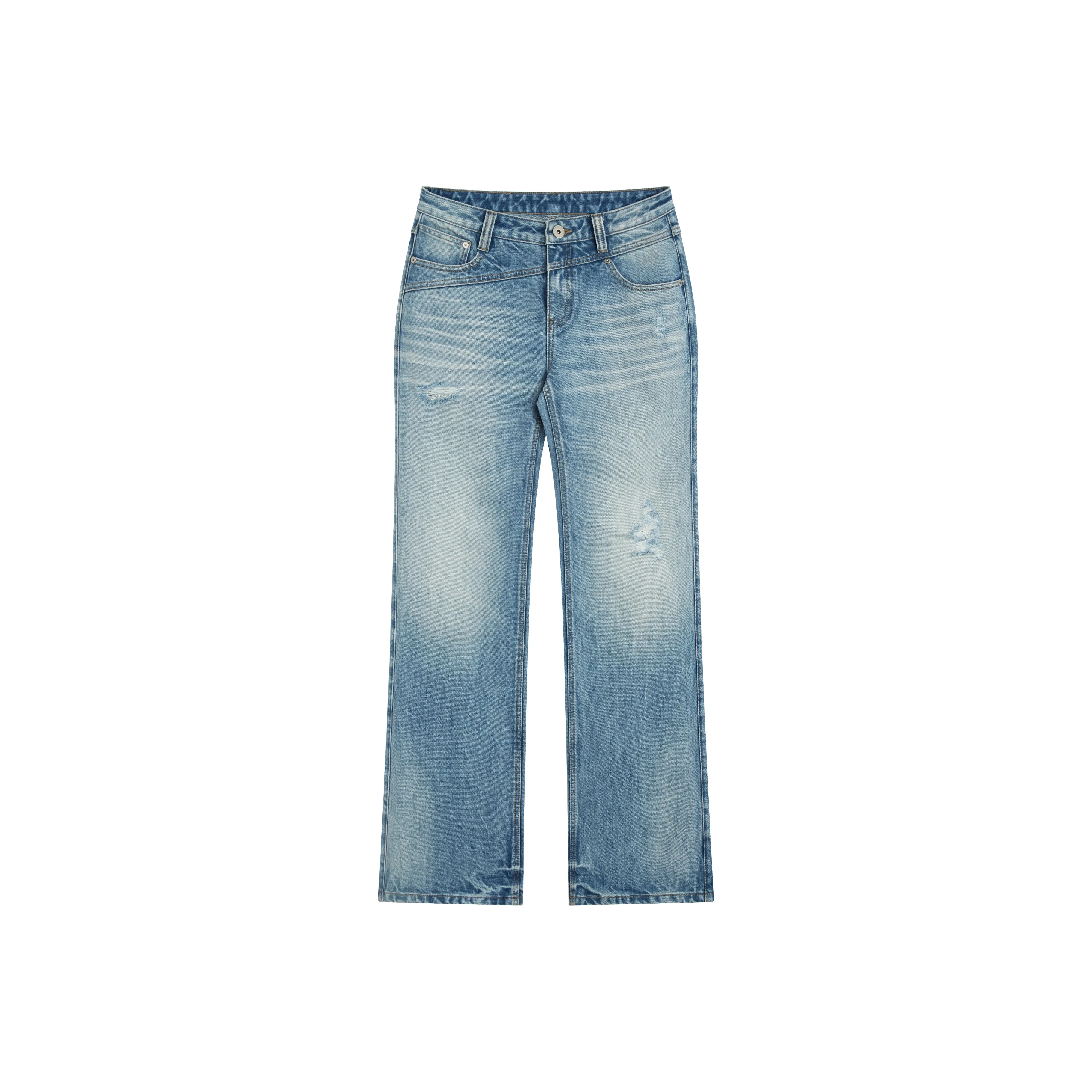 RUNTOTHEFUTURE Винтажные ледяные синие женские джинсы