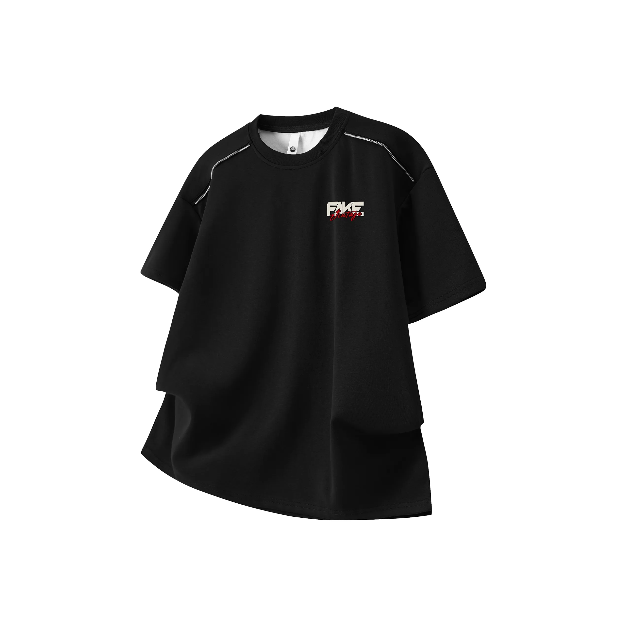 Crew-neck Cotton T-shirt With Writing
