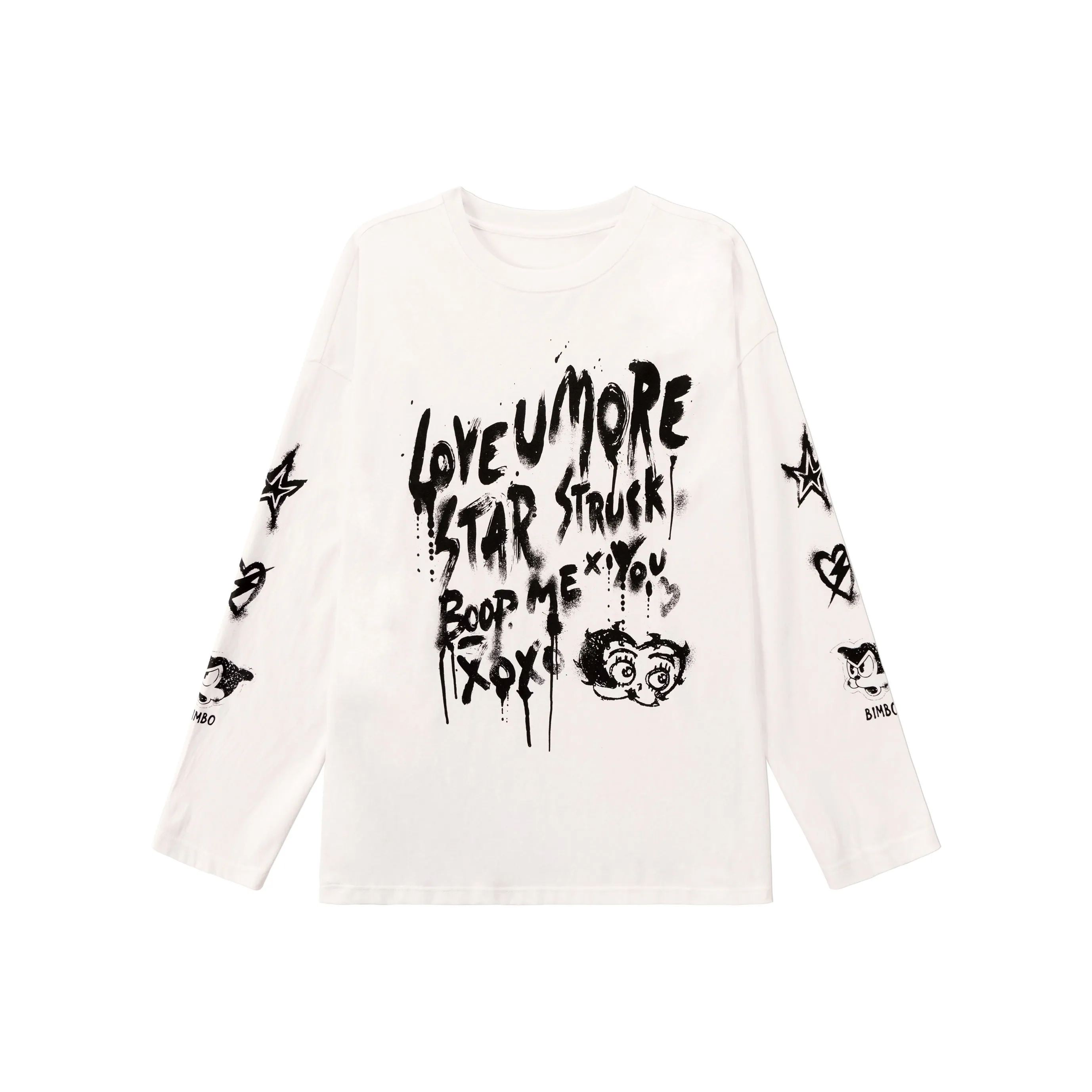 Unifree X Betty Boop Co brand Sweatshirts Women's Ecru