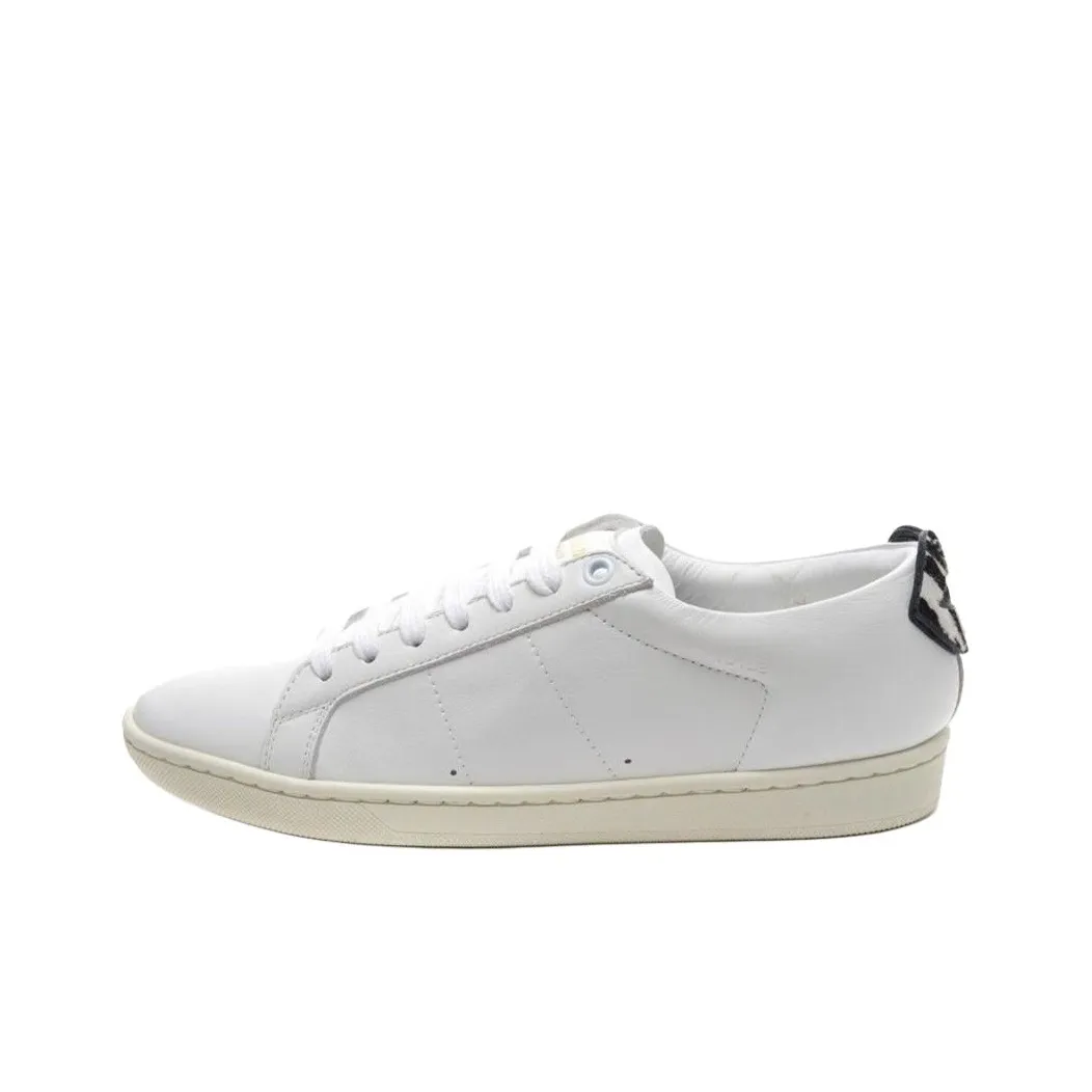 SAINT LAURENT Low Top Skateboard Shoes Women's White
