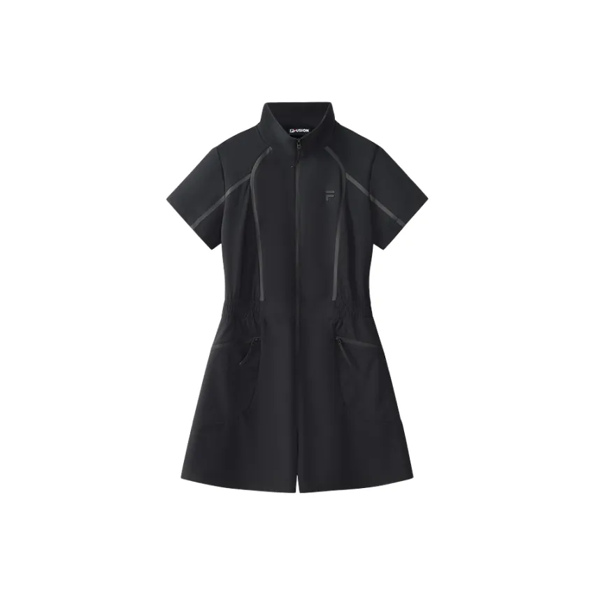 FILA FUSION URBAN TECH SS25 Jumpsuit Women's Jet Black BK