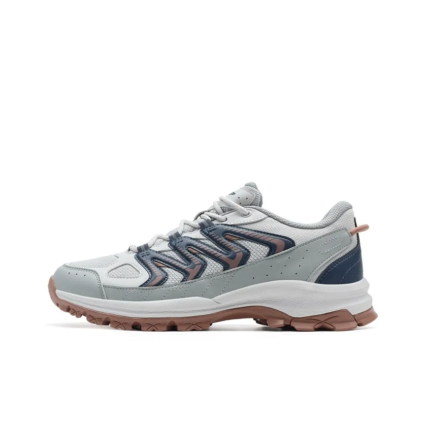 XTEP Chasing Mountains 1 Mountaineering & Hiking Shoes Men's Low Top Phantom Gray/Ultimate Gray/Ink Teal