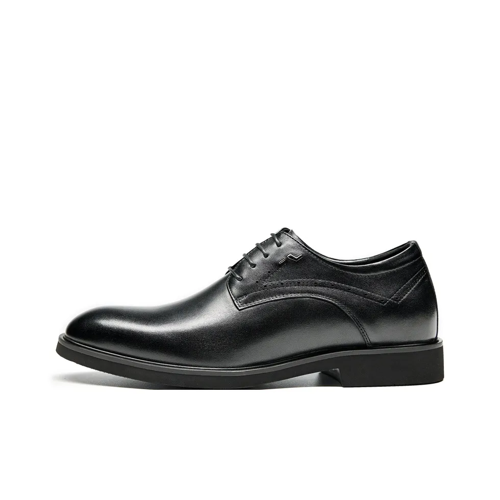 GOG Business Formal Leather Shoes Men's Black