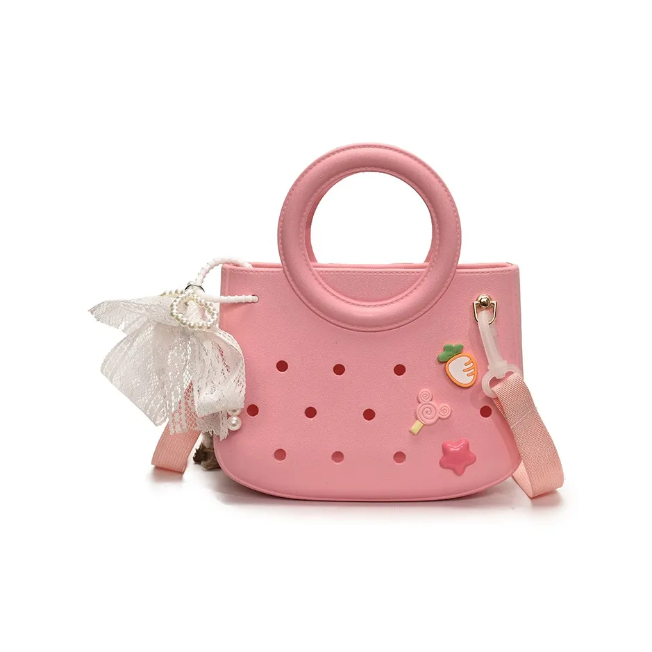 Bueno Акриловая Сумка с Отверстиями Сумка через плечо Сумка на одно плечо Женская Сумка Многоцветная