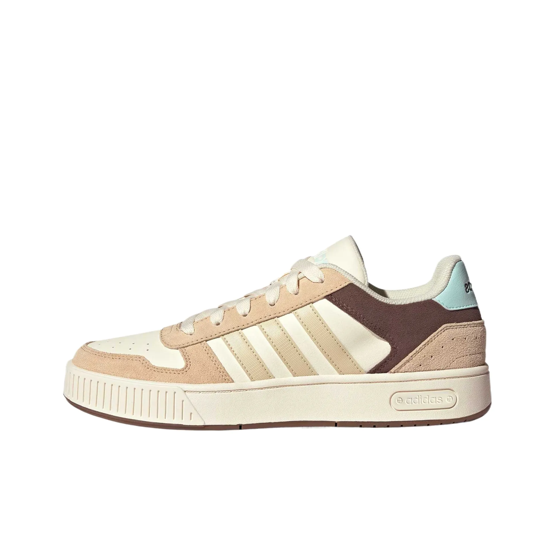 Adidas D PAD Shock Absorbers Low Top Skateboard Shoes Face Unisex Beige Brown