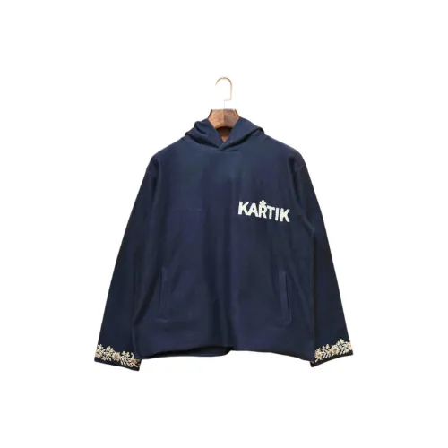 KARTIK RESEARCH Морской синий Мужские Свитшоты