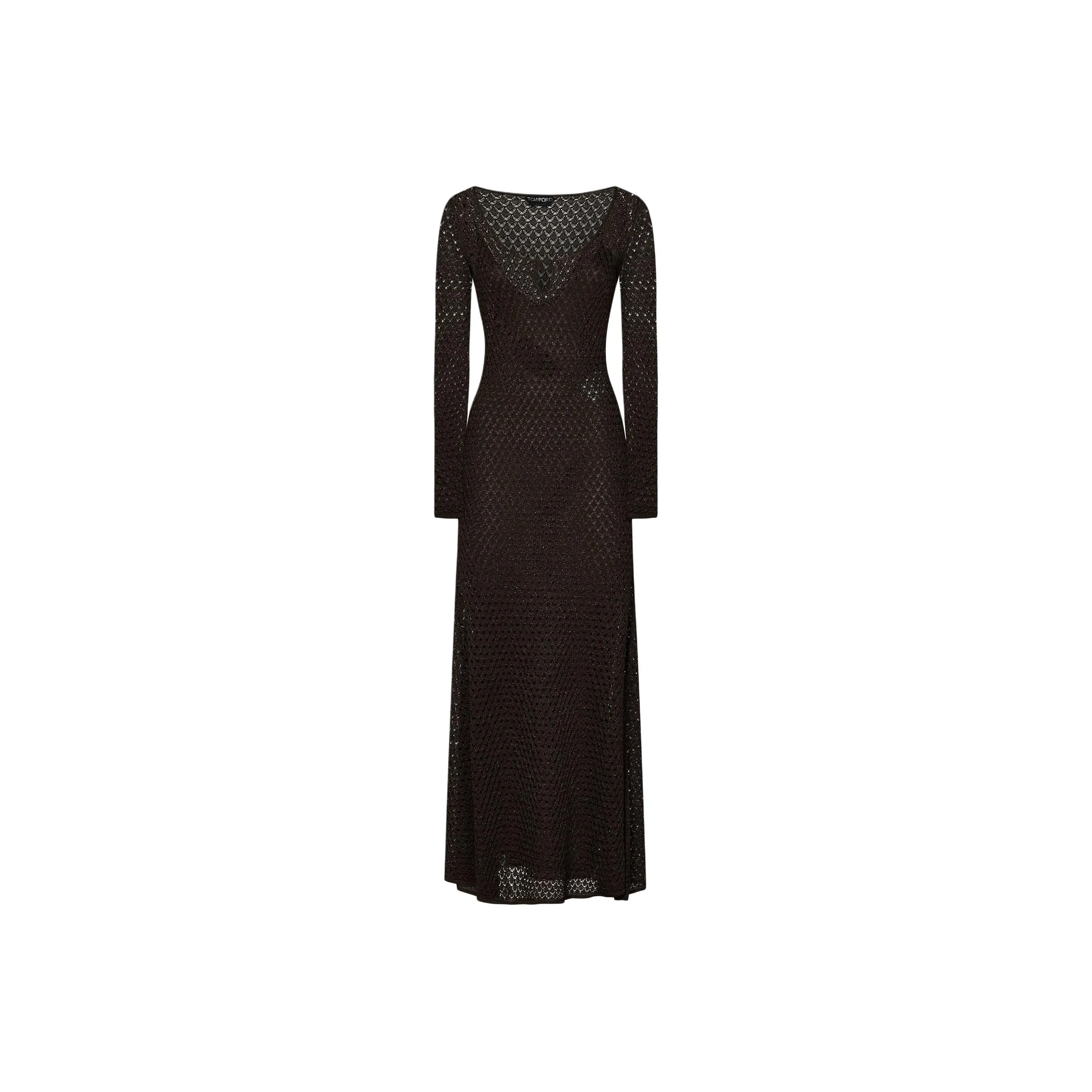 TOM FORD Crochet Knit Maxi Dress