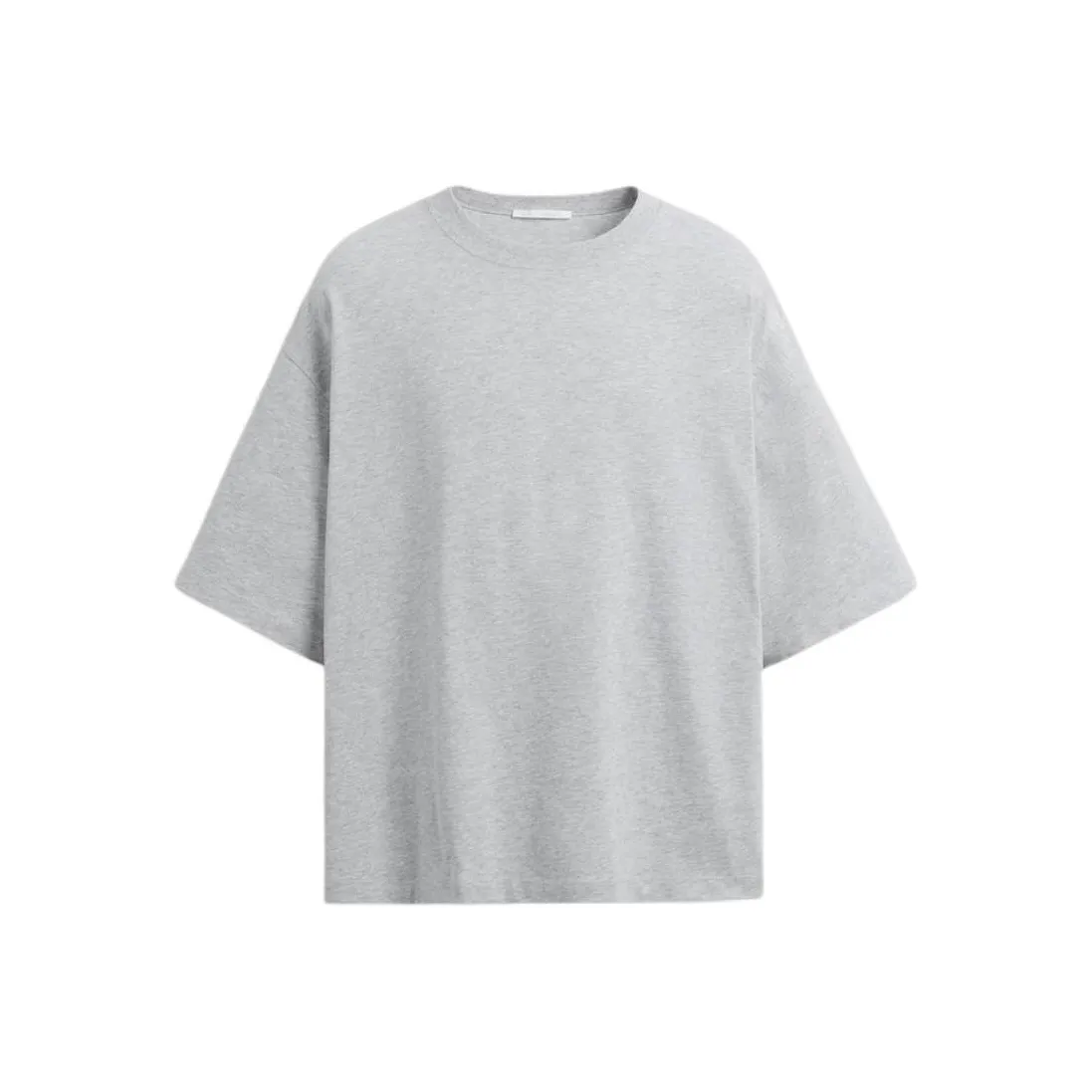 ZARA Зебра с принтом, серый, мужская футболка