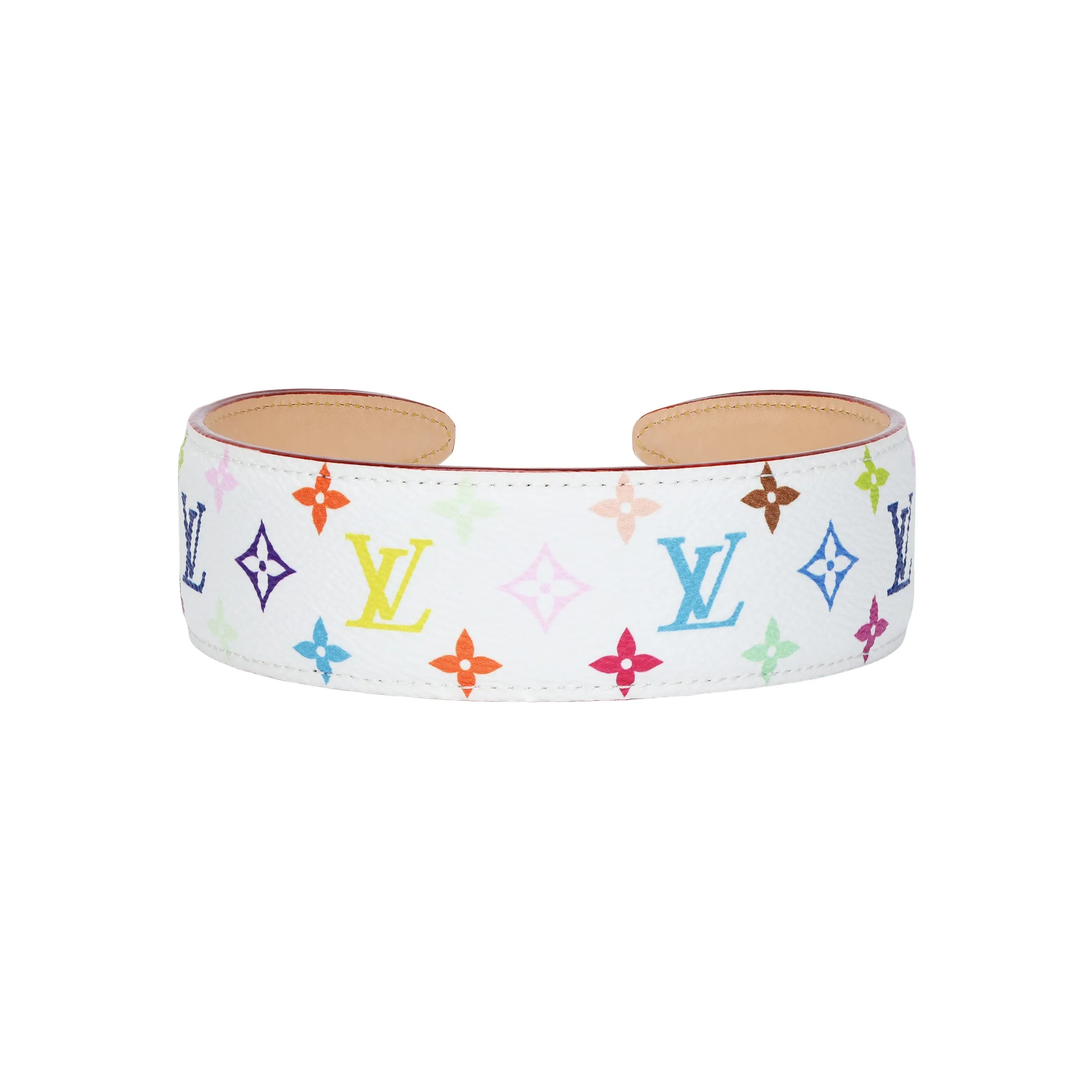 LOUIS VUITTON Lv X Tm Monogram Multicolor Lv Outline Headband