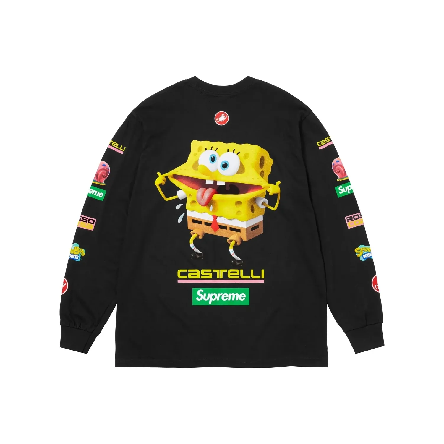 Supreme Sponge Baby Collaboration SS25 WEEK11 Racing L S Tee T-Shirt Unisex