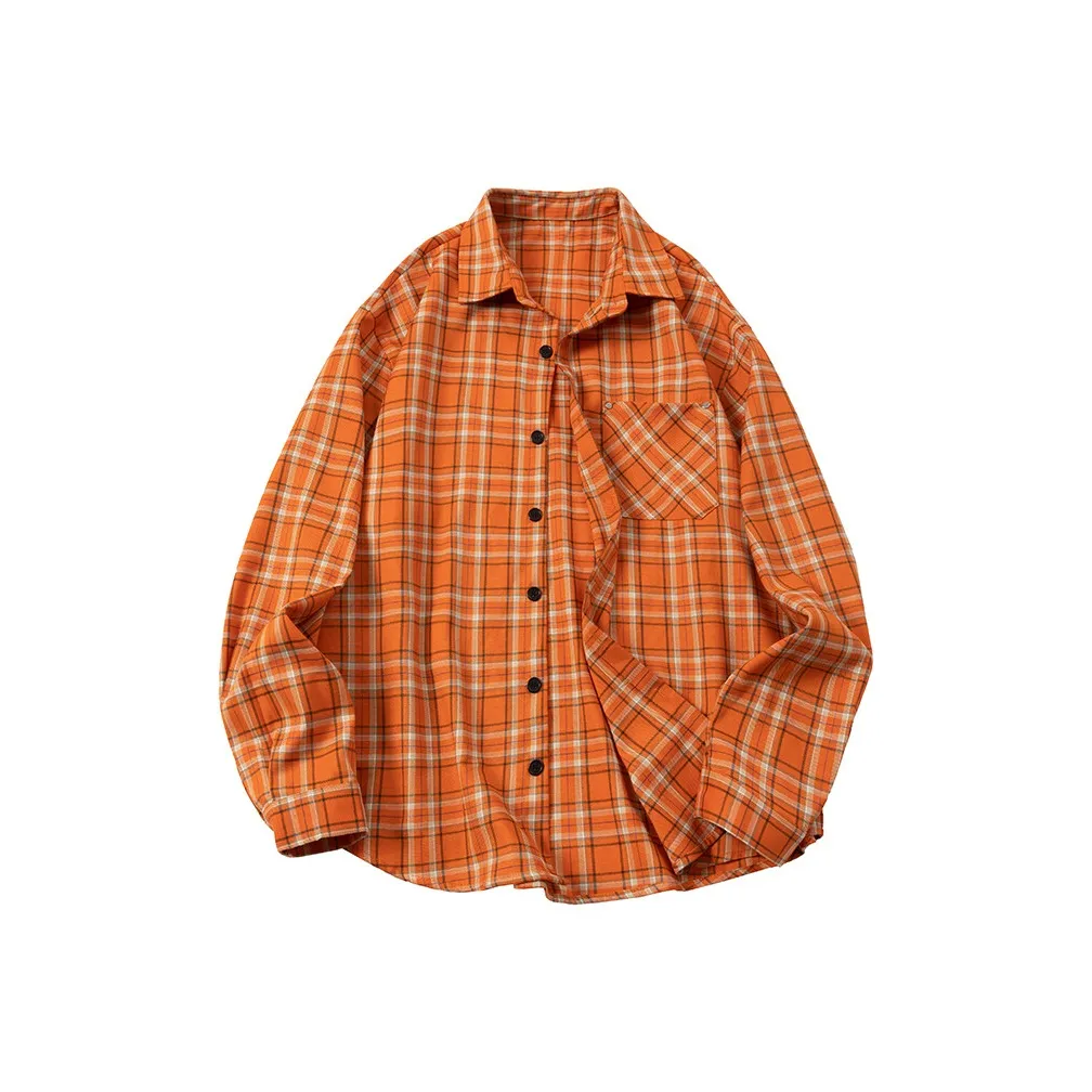 QOTRIOCK Апельсиновые Унисекс Рубашки