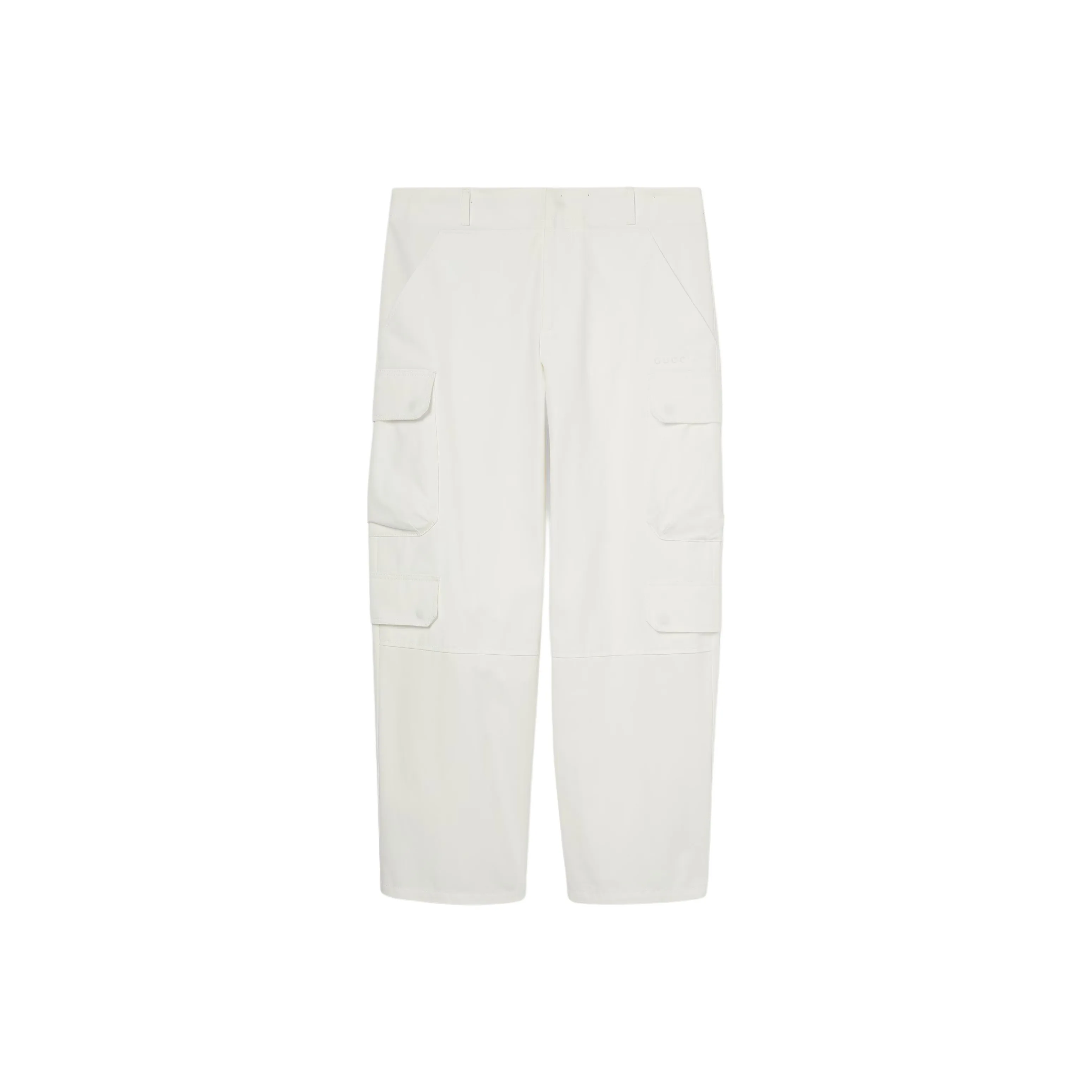 GUCCI FW25 Cargo make pants Women's Gray White