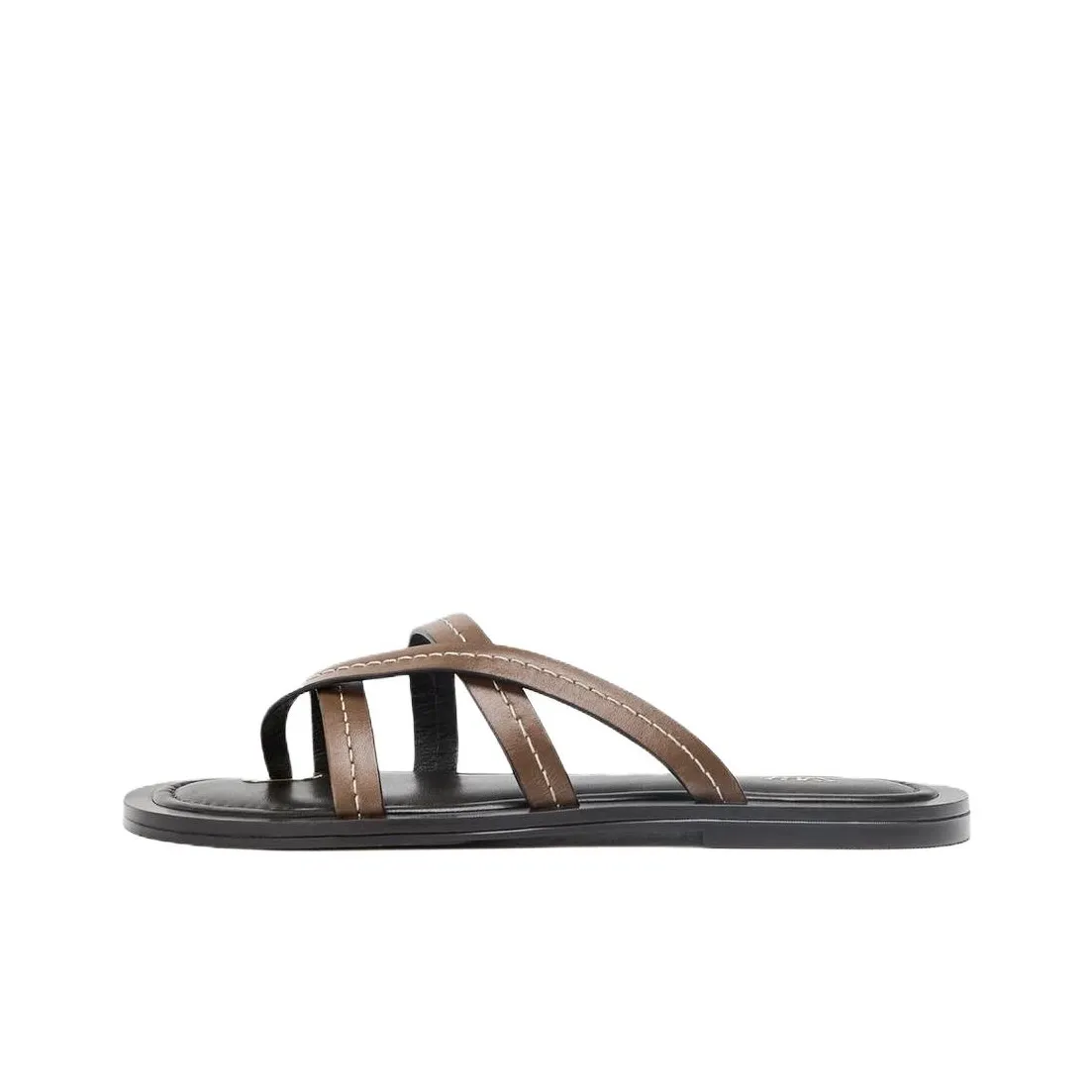 ZARA Abrasion Resistant Flip Flops Women's Brown