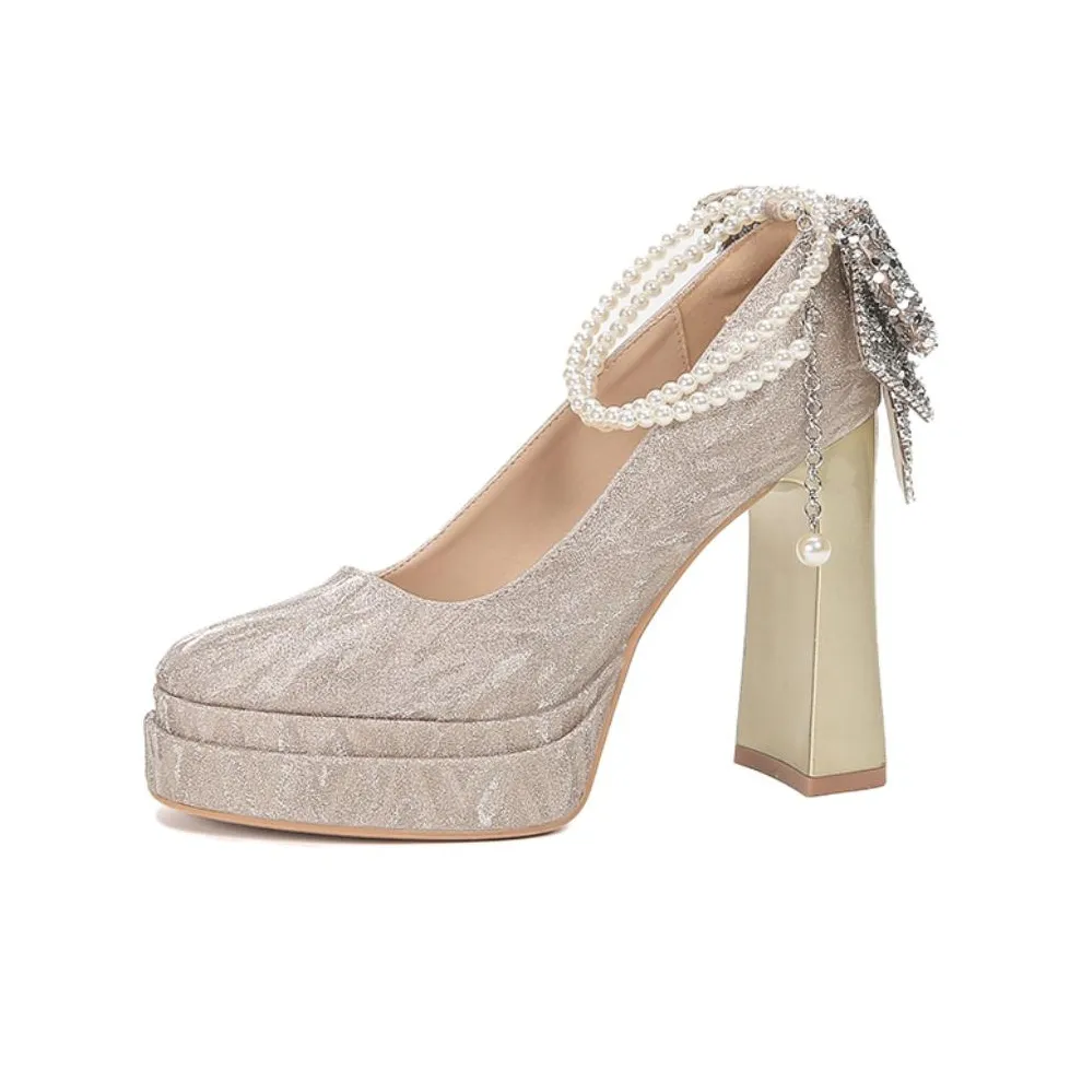 Lanza Высокие каблуки с грубым покрытием Женские