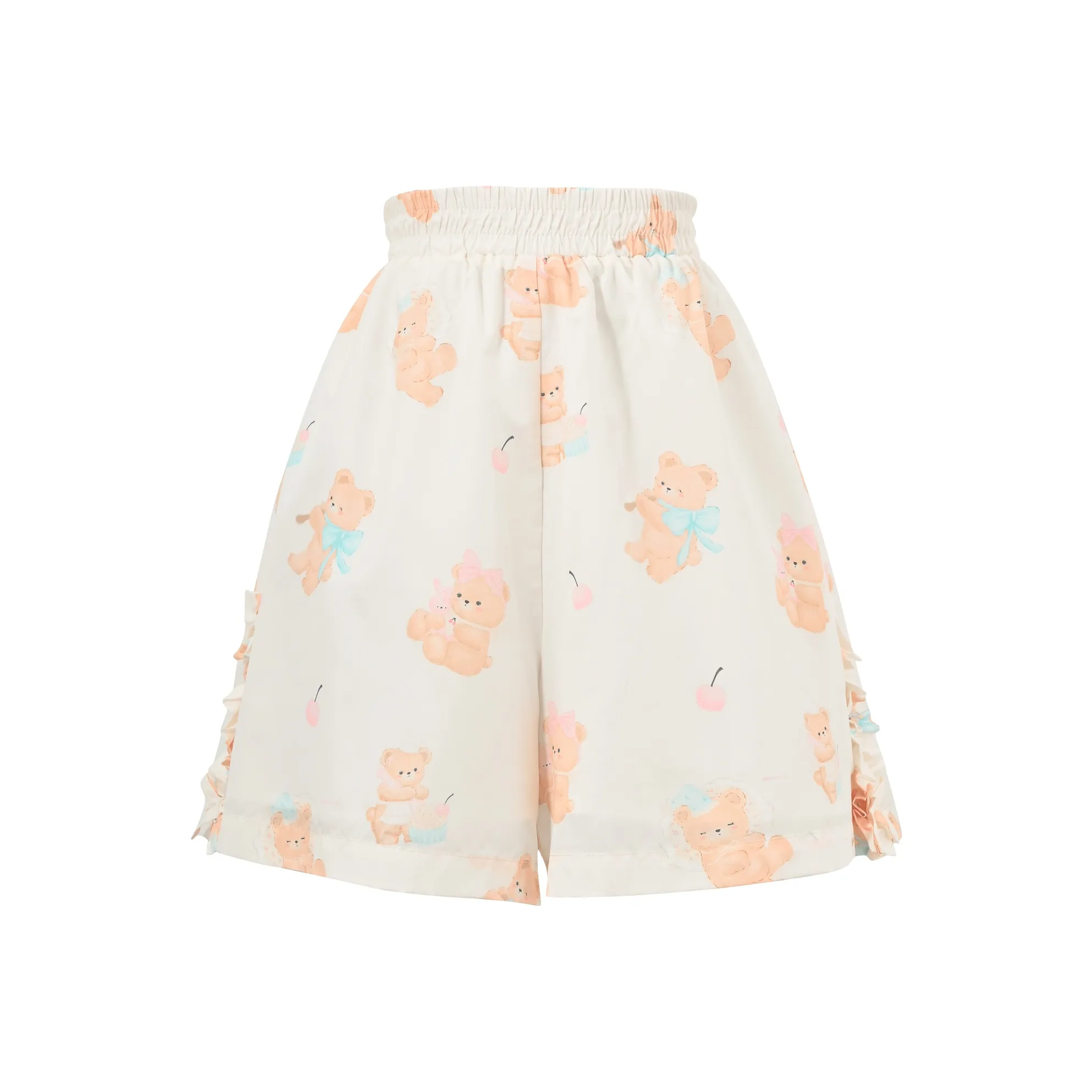 Snbl Абрикос Женские Повседневные шорты