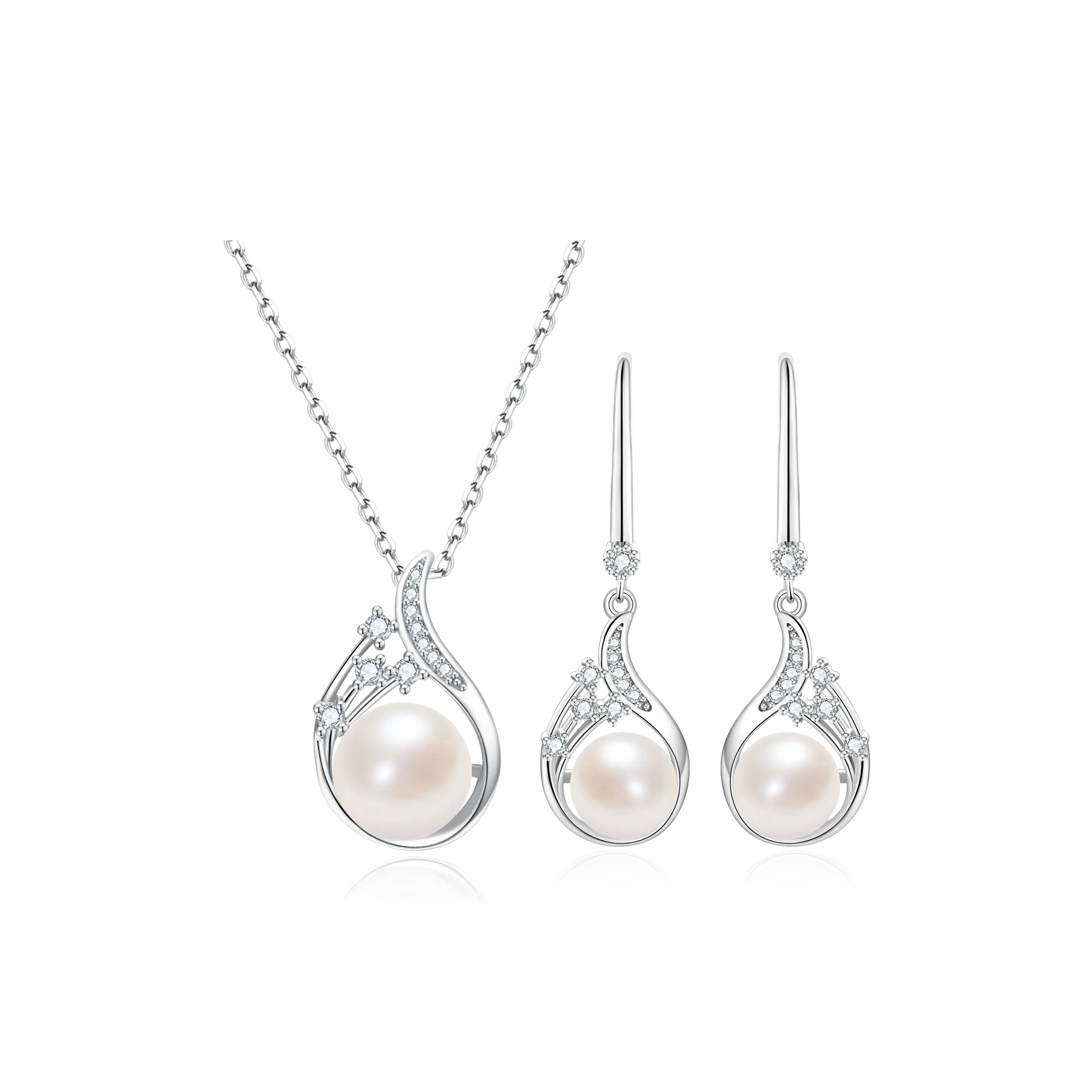 Lao Feng Xiang Pearl Earrings Women's