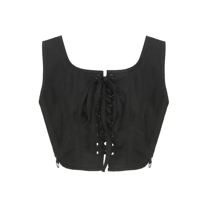 INITIAL BLK/Черный Женские Майки