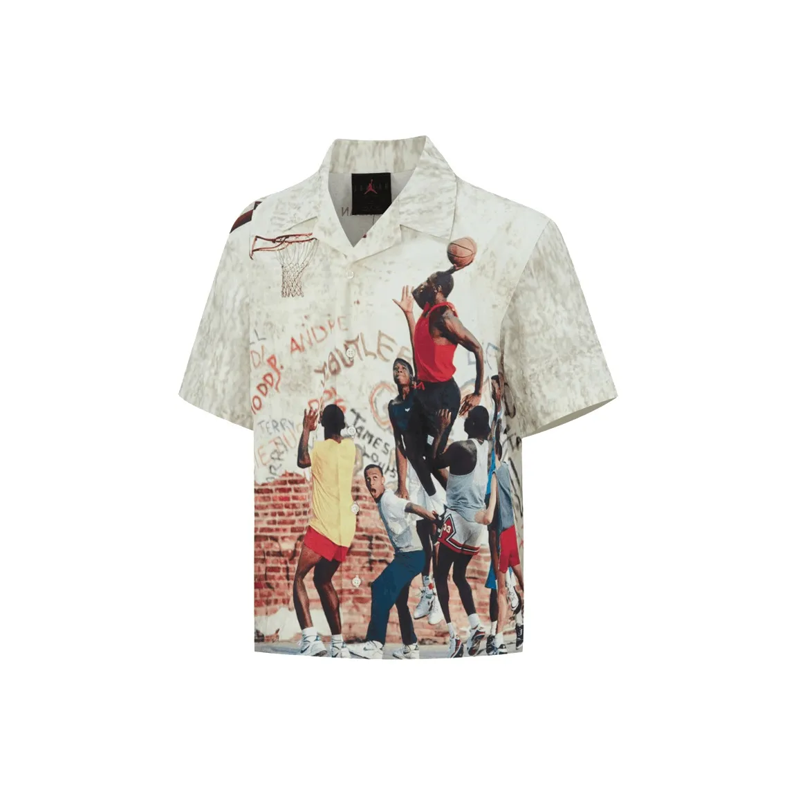 Джордан Белый Мужские Рубашки