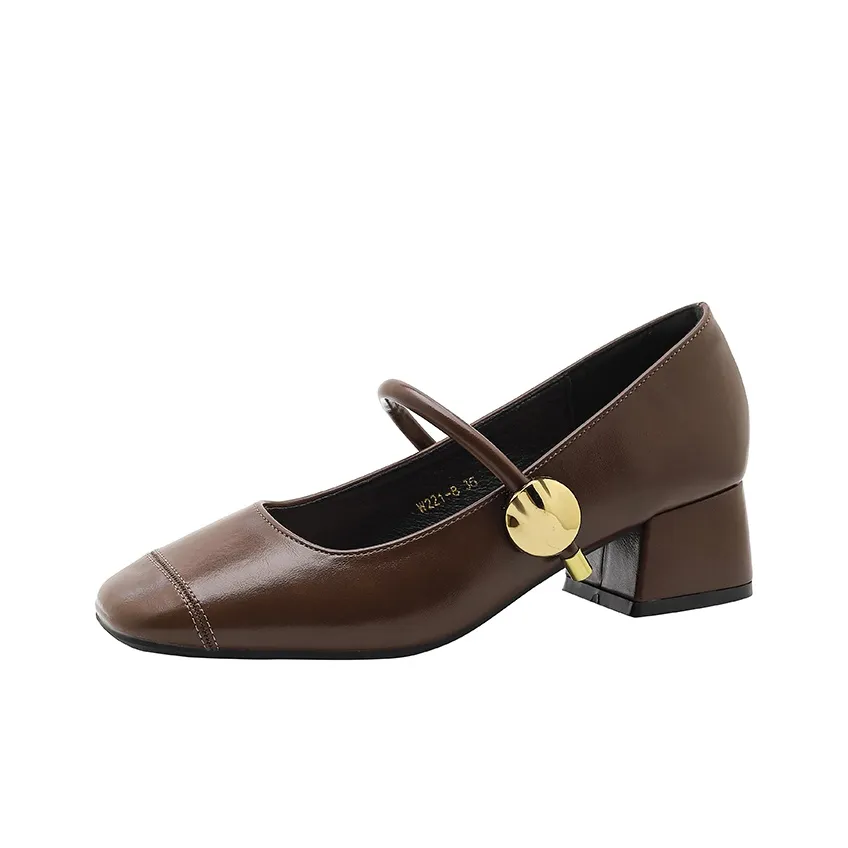 SUPEREDGE Chunky Heel High Heels Women's