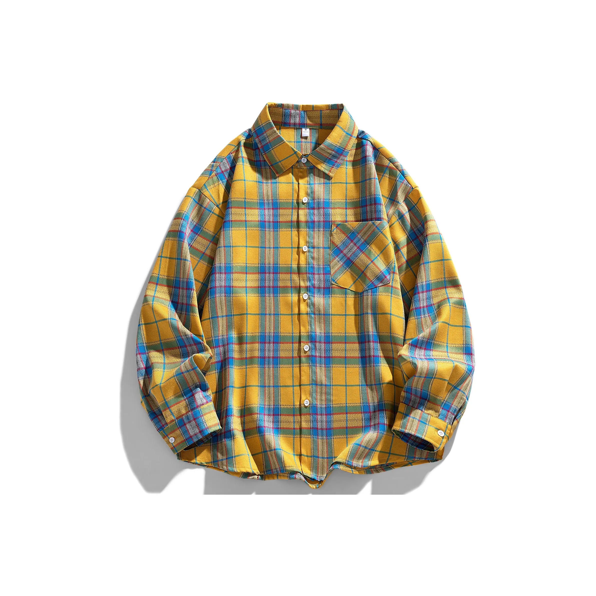 PISYPOX Желтая унисекс рубашка