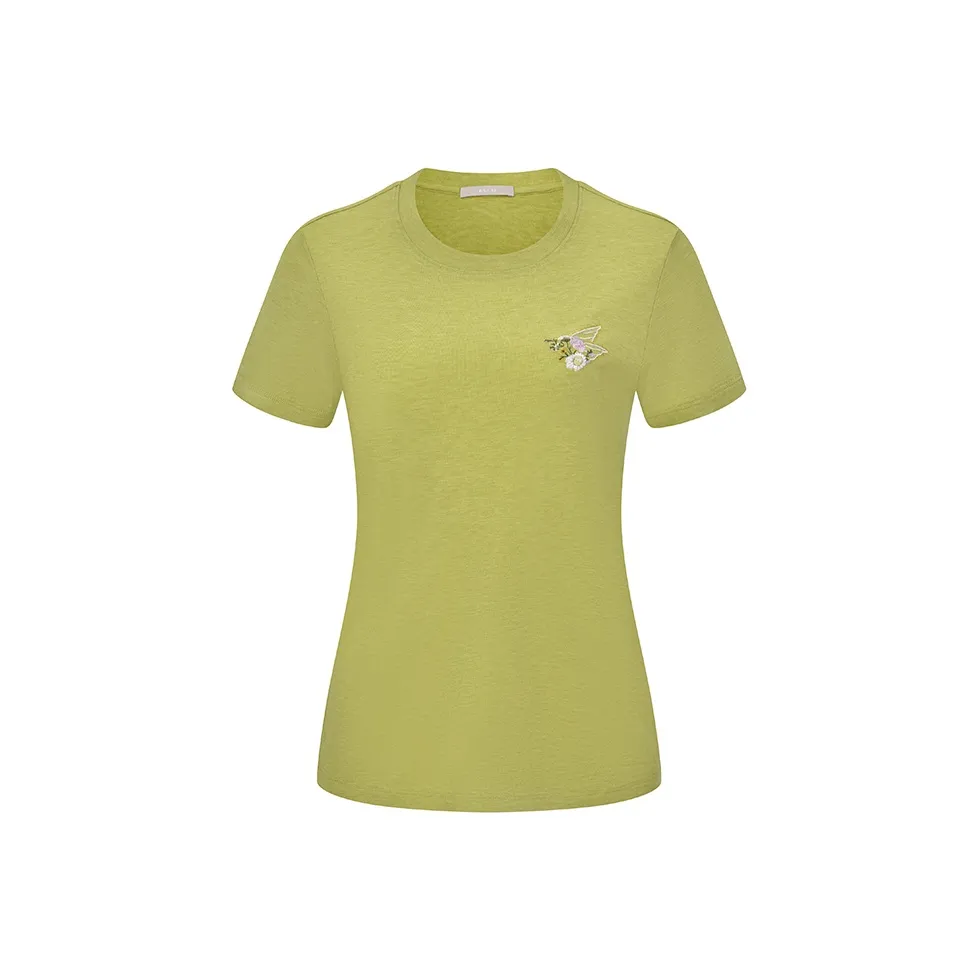 RARE T Shirts Women's Yellow Green