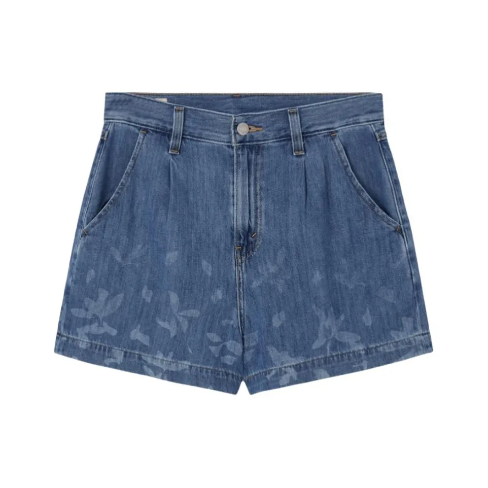 Levis Denim Shorts Women's Light Blue