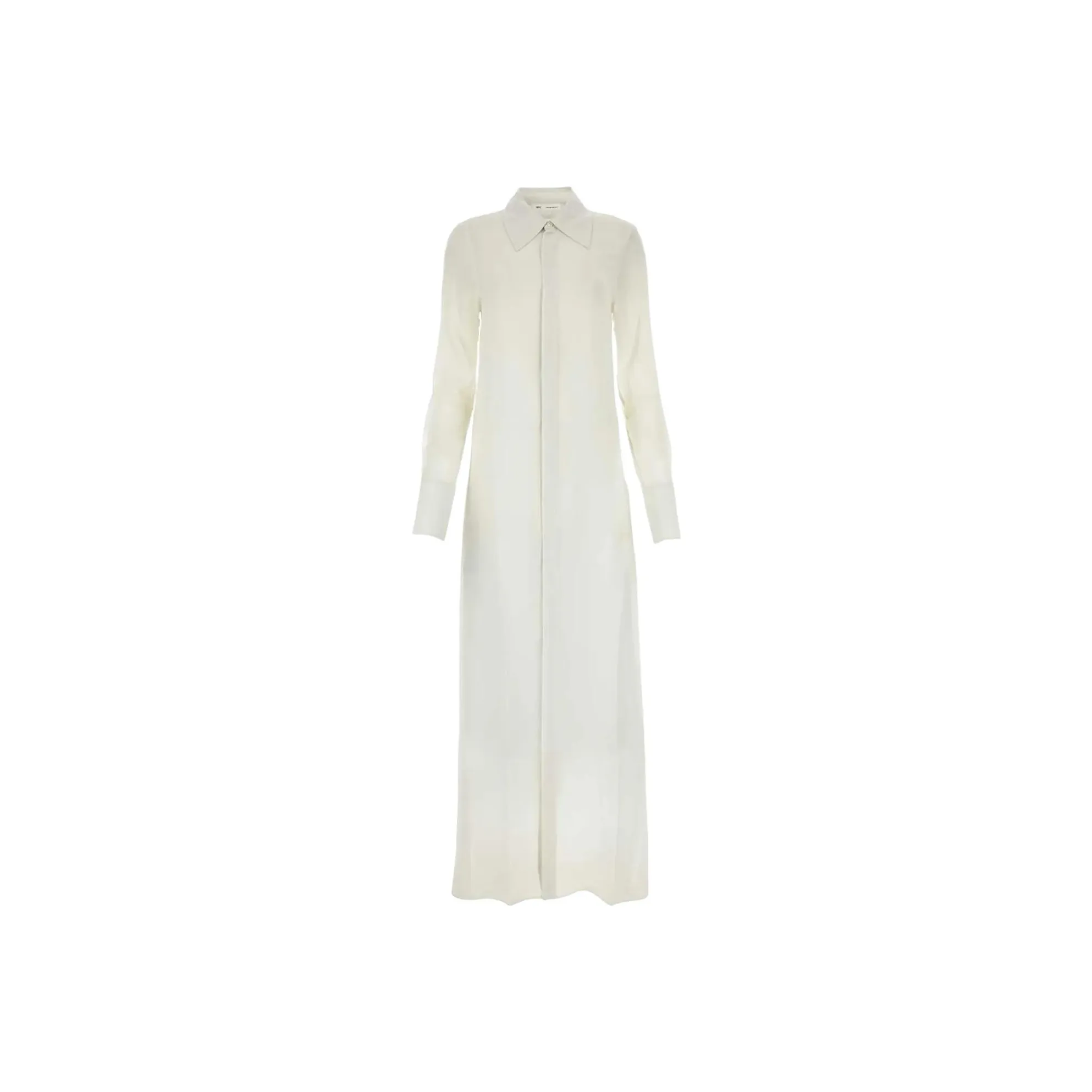 Ami Paris Chiffon Silk Maxi Dress