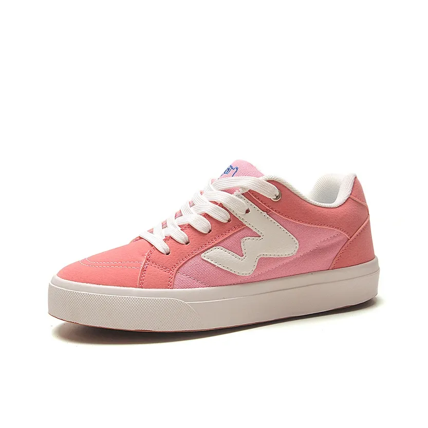 STUR YSN Низкие кроссовки для скейтбординга женские цвет вишневый цветок розовый