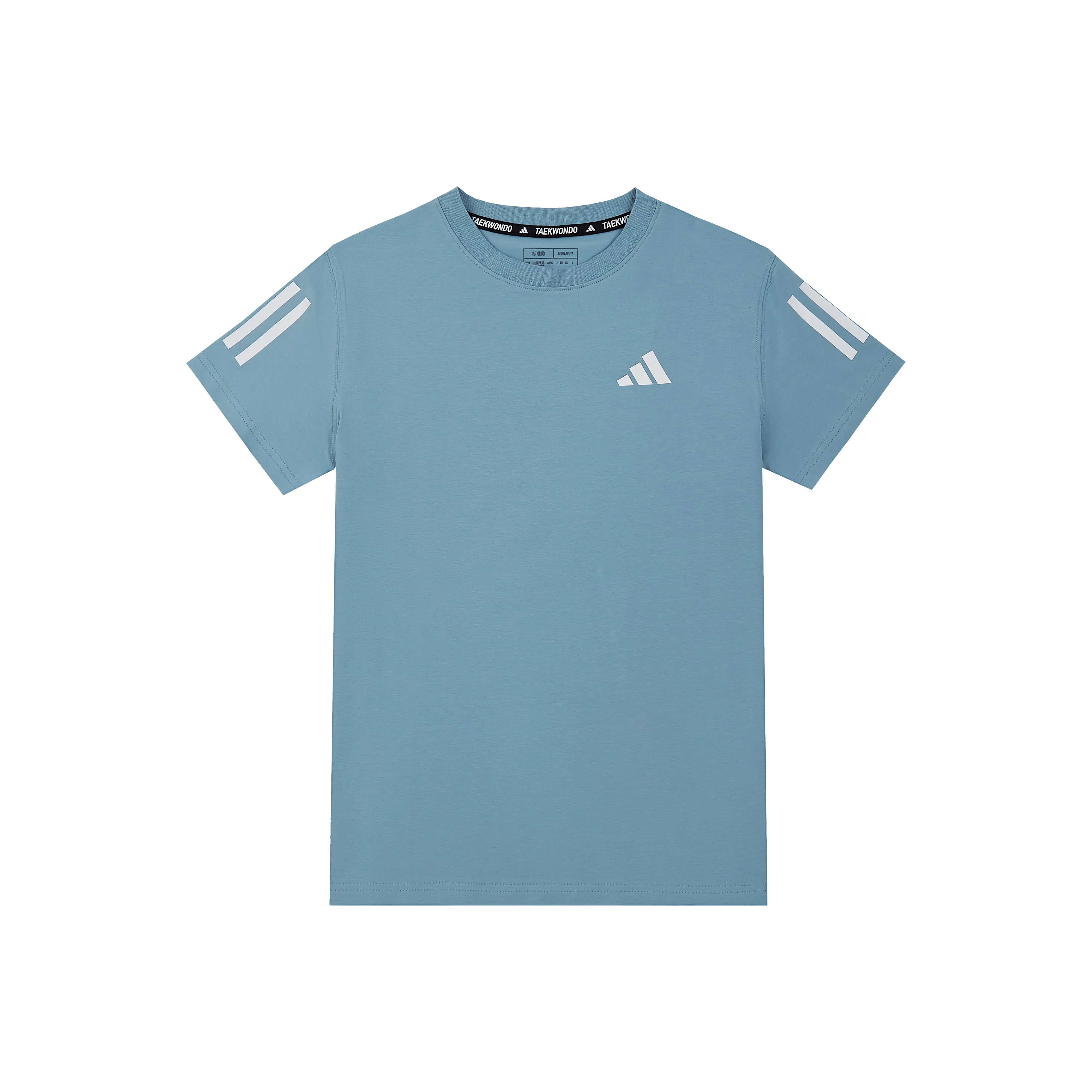 Adidas Wushu Combat Collection T-рубашка светло-синяя для детей 3-7 лет