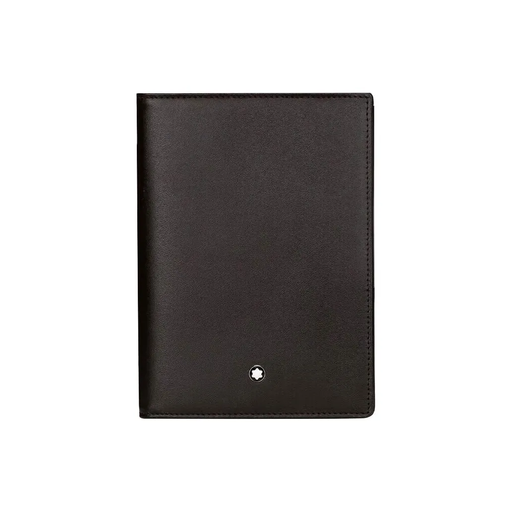 MONTBLANC Meisterstuck Кожа Держатель для карт Держатель для карт Паспорт Держатель Мужской Темно-коричневый