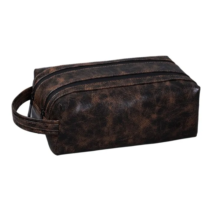 MILO BLISS Двойная молния Сумка Сумка для туалетных принадлежностей Косметичка Сумка для хранения Портативная