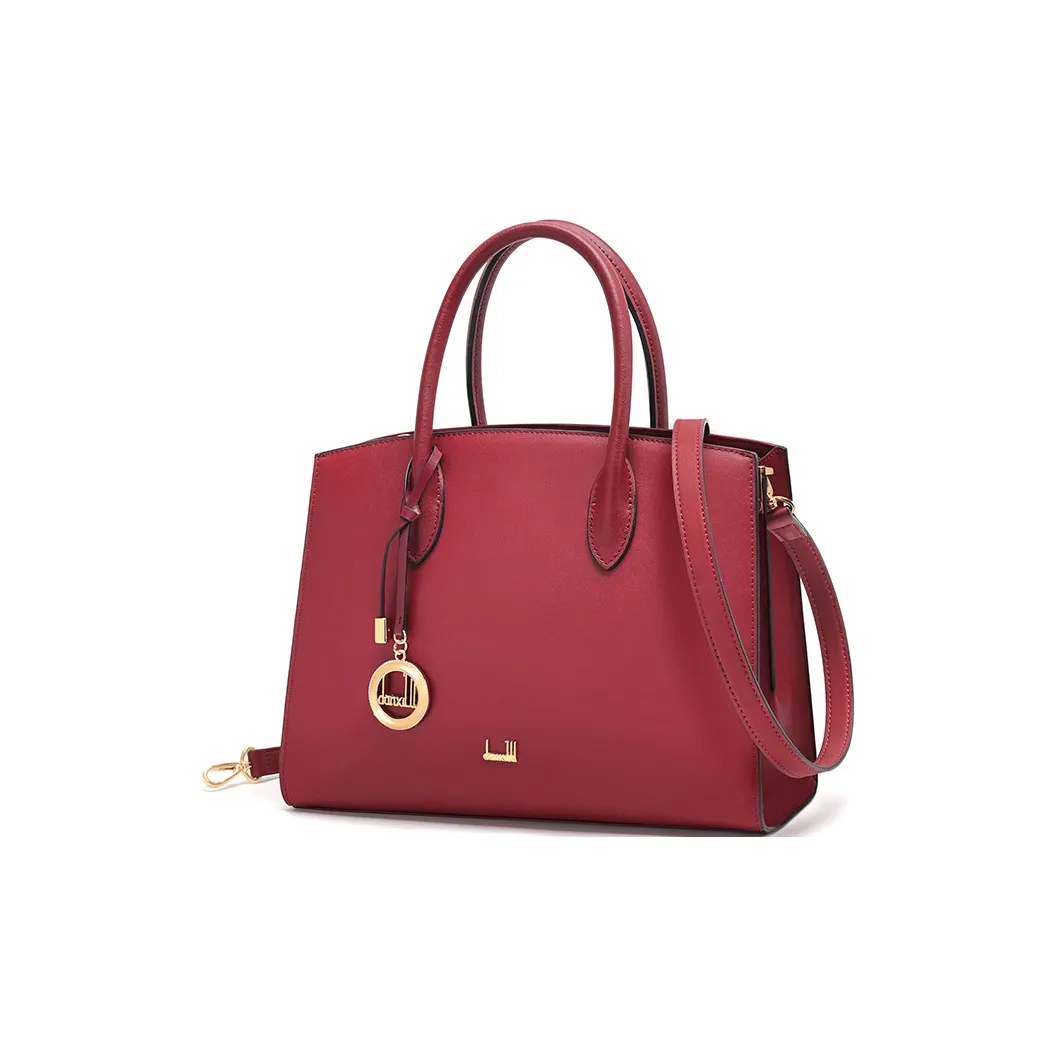 Danxilu Коровья кожа Практичный и Универсальный Минималистский стиль Большая Сумка для мамы Сумка через плечо Большая Женская Бордовая