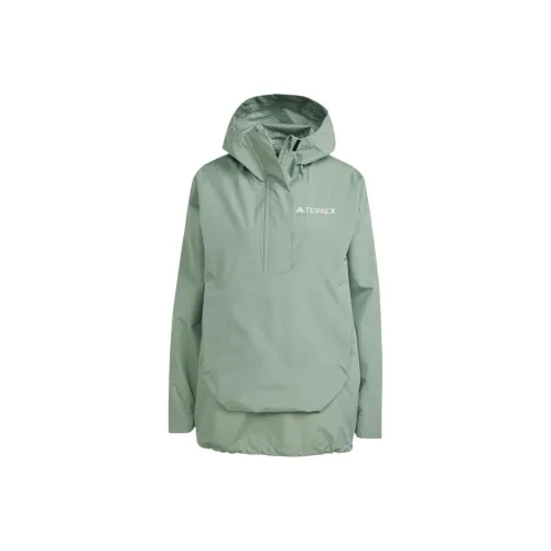 Adidas TERREX Зеленые Женские Куртки